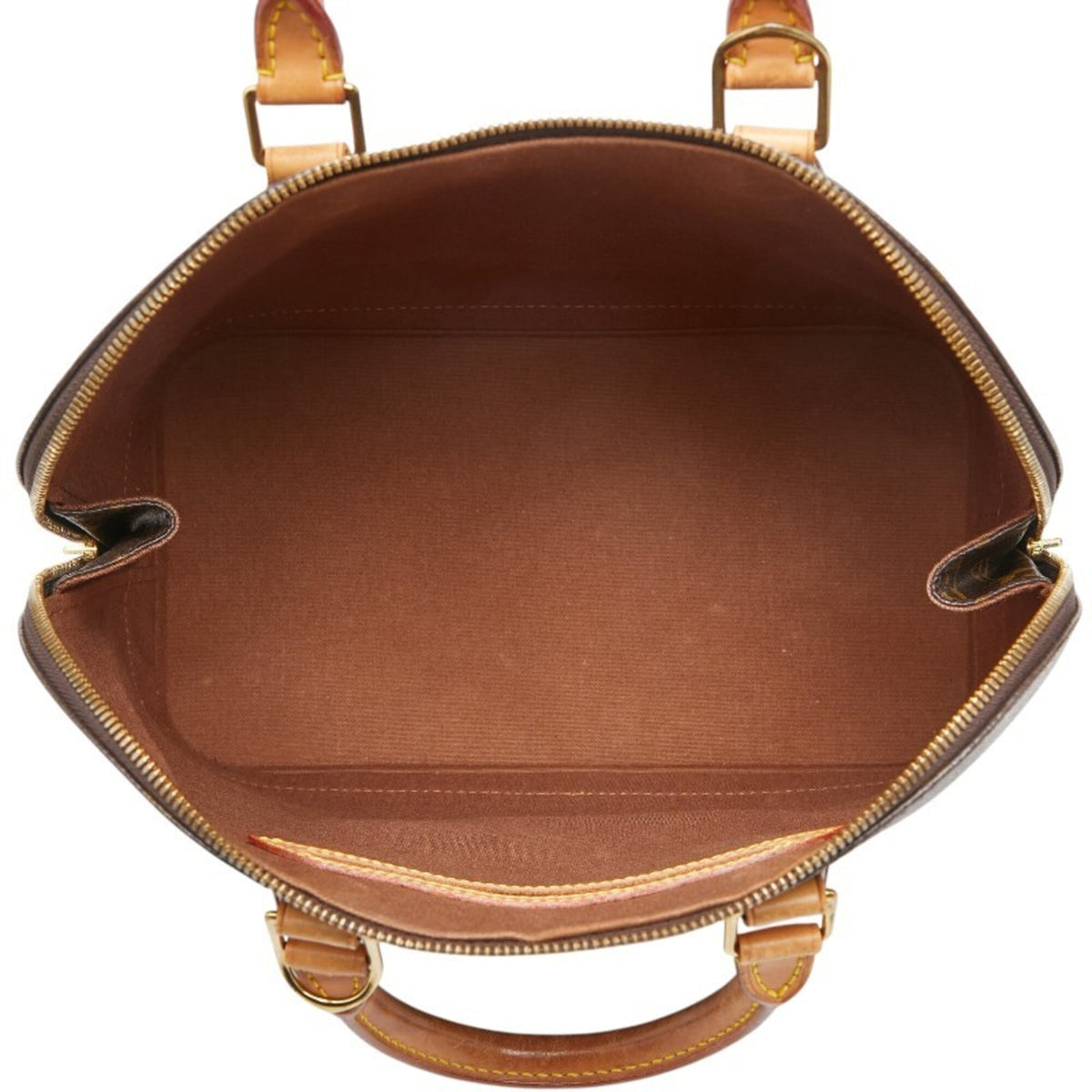 Louis Vuitton Brown Pvc Leather Handbag (Pre-Owned)