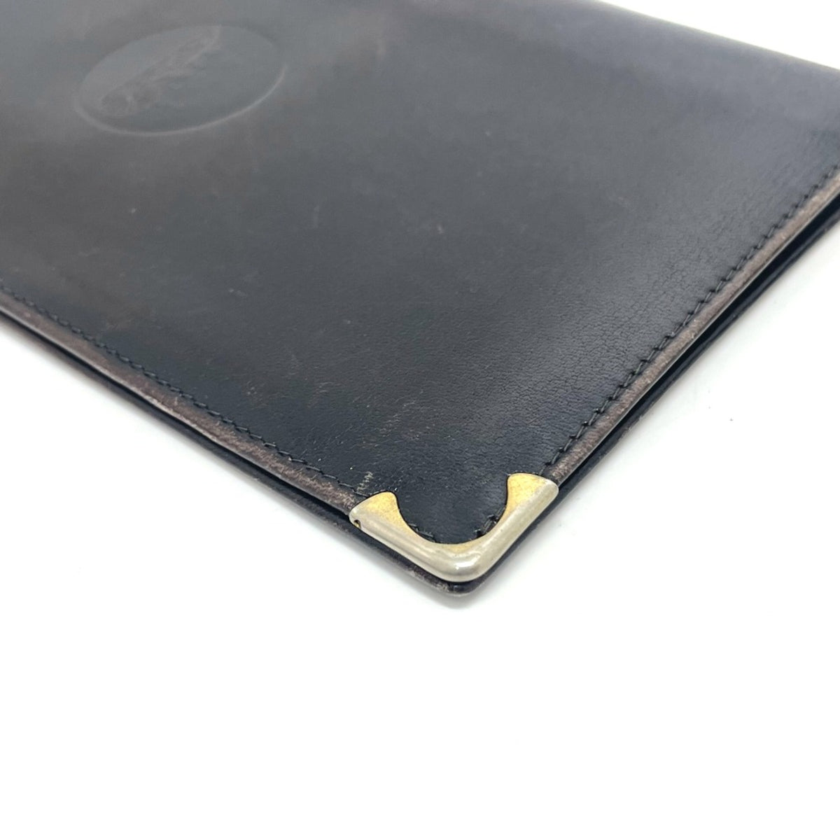 Celine Black Leather Long Wallet (Bi-Fold) (Pre-Owned)