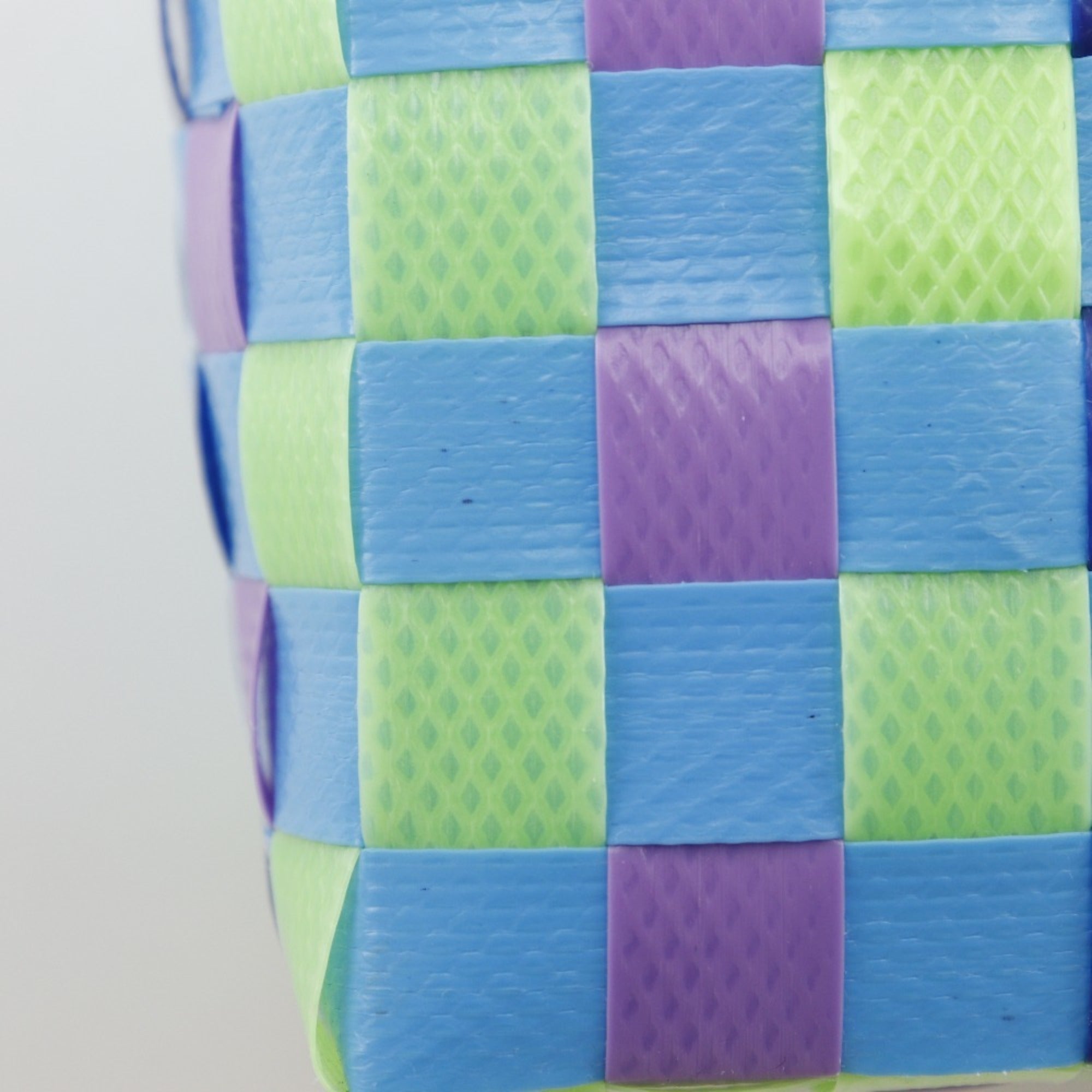 Marni Blue Multi-Color Polypropylene Basket Handbag (Pre-Owned)