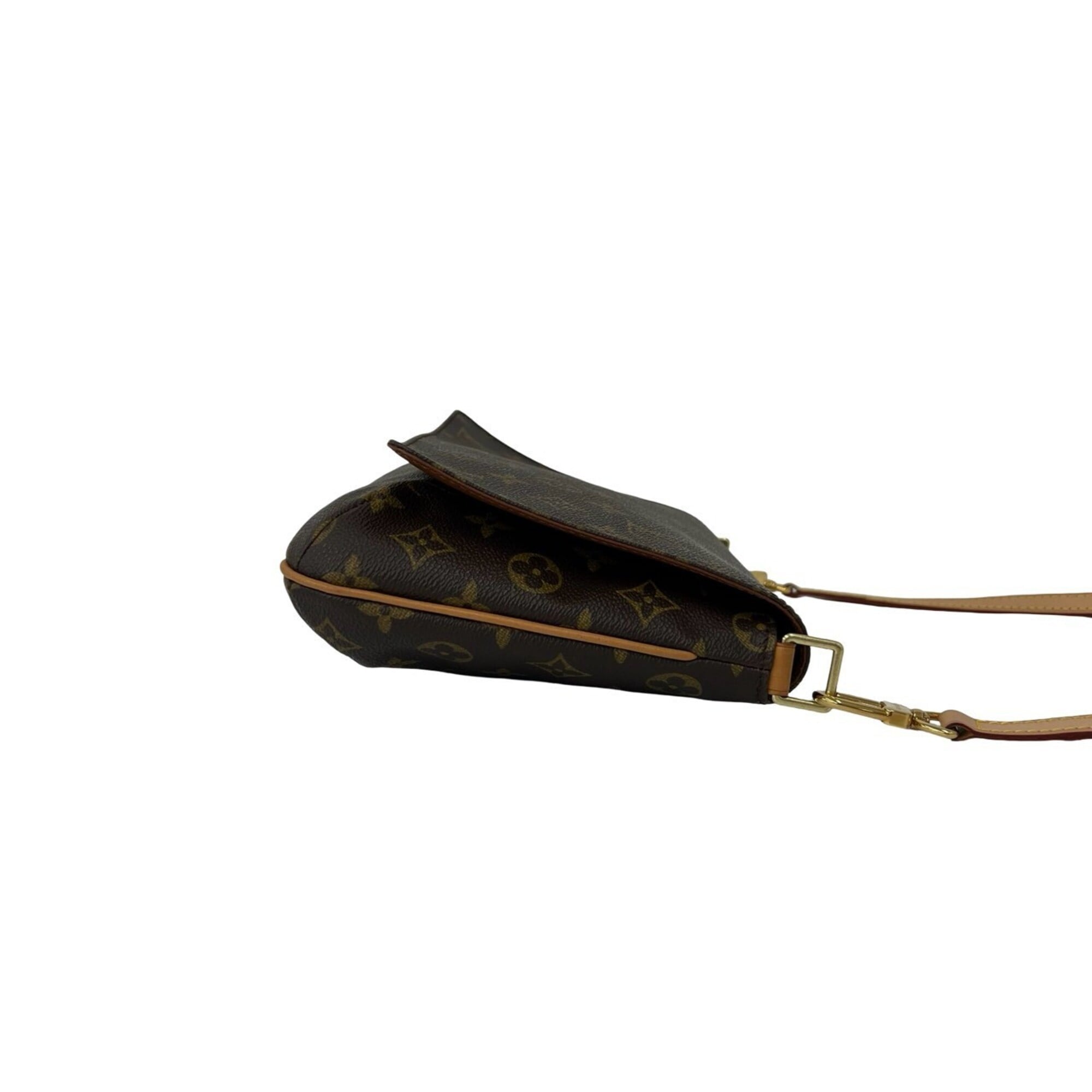 Louis Vuitton Brown Leather Pvc Shoulder Bag (Pre-Owned)