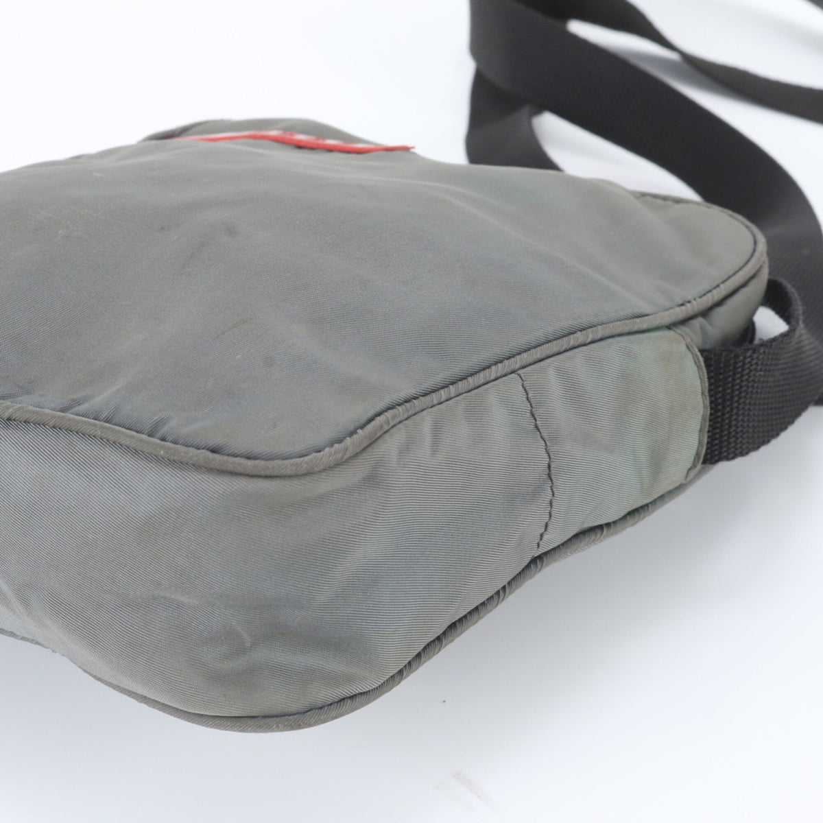 Prada Khaki Messenger Bag Shoulder Bag (Pre-Owned)