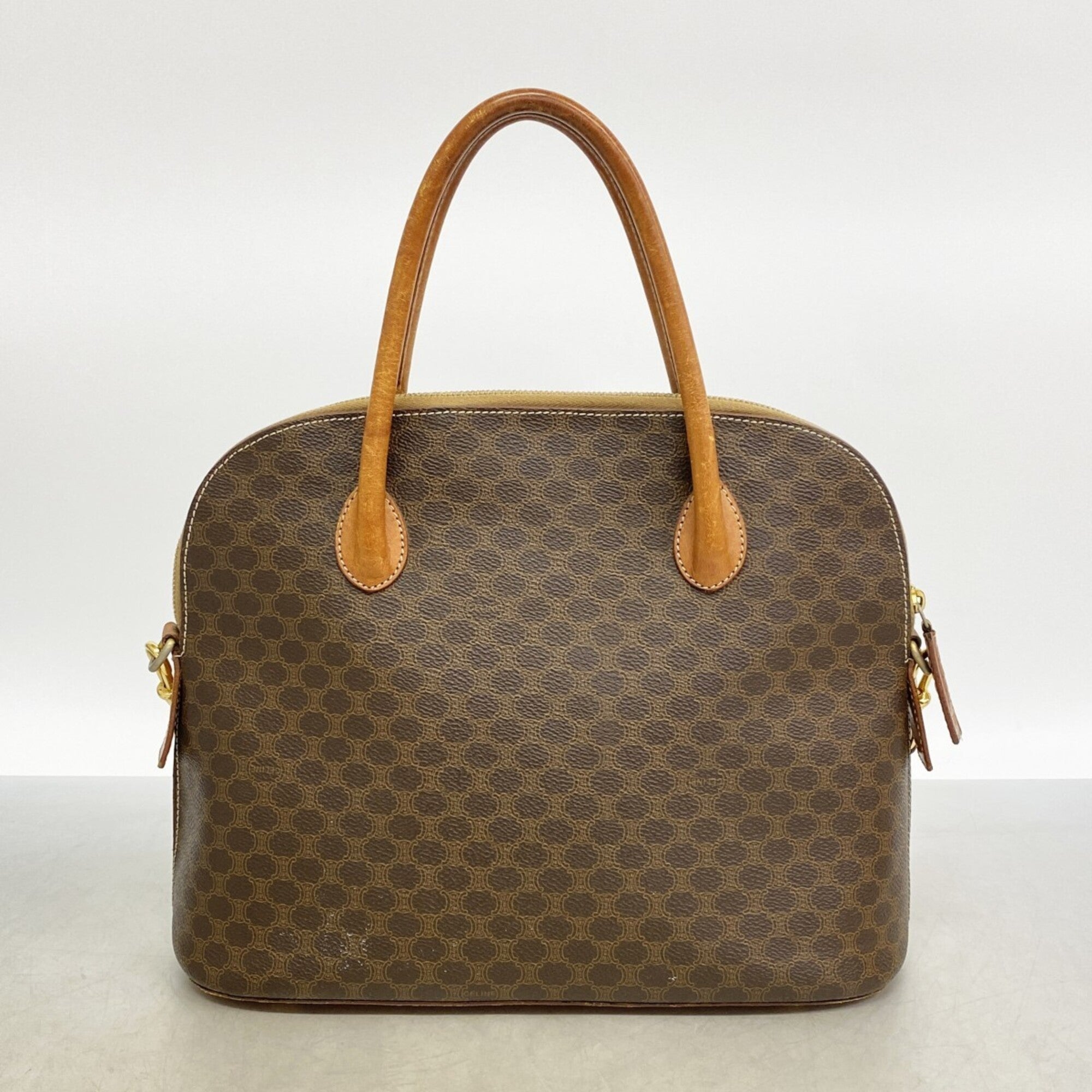 Celine Brown Pvc Handbag (Pre-Owned)