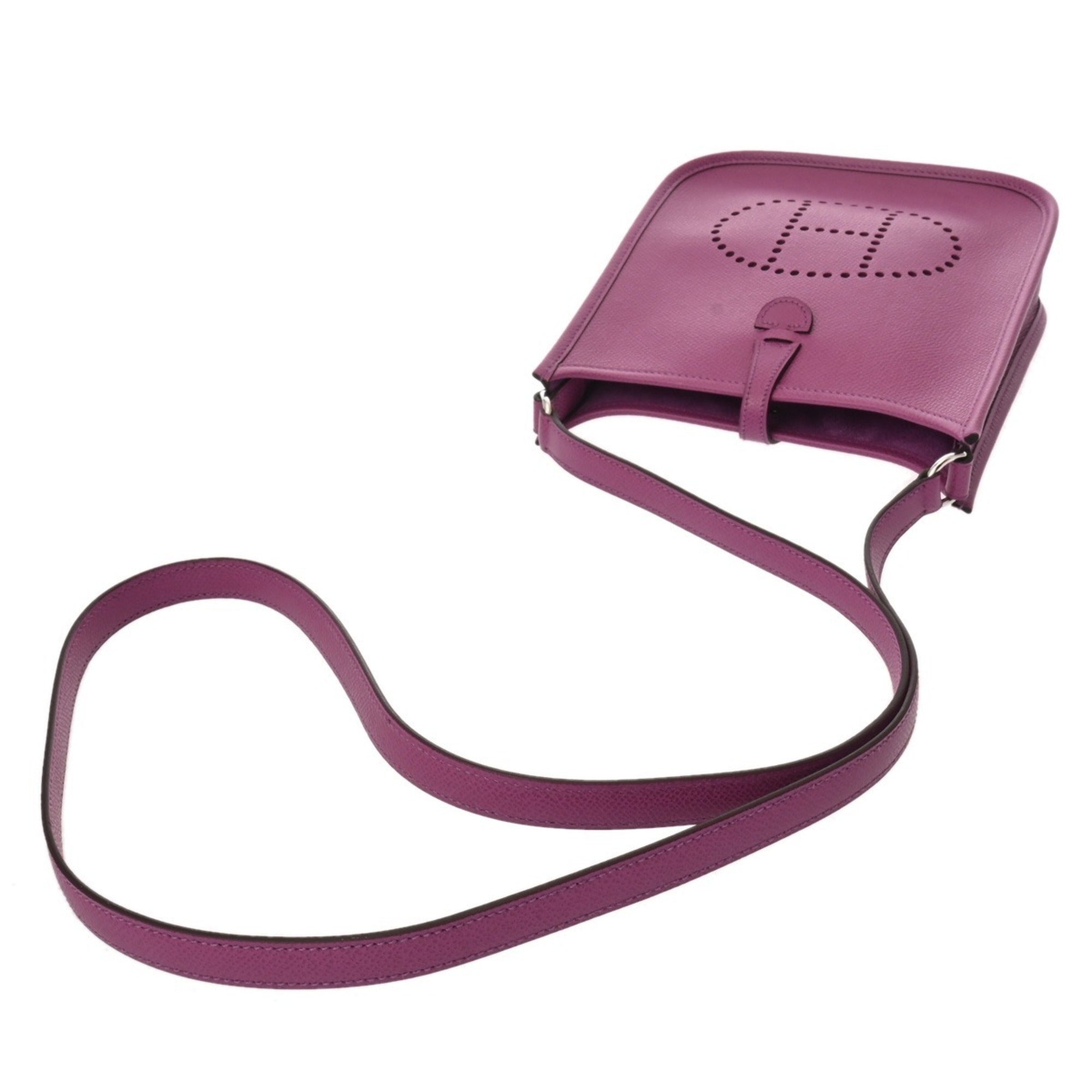 Hermes Cyclamen Epsom Leather Shoulder Bag (Pre-Owned)