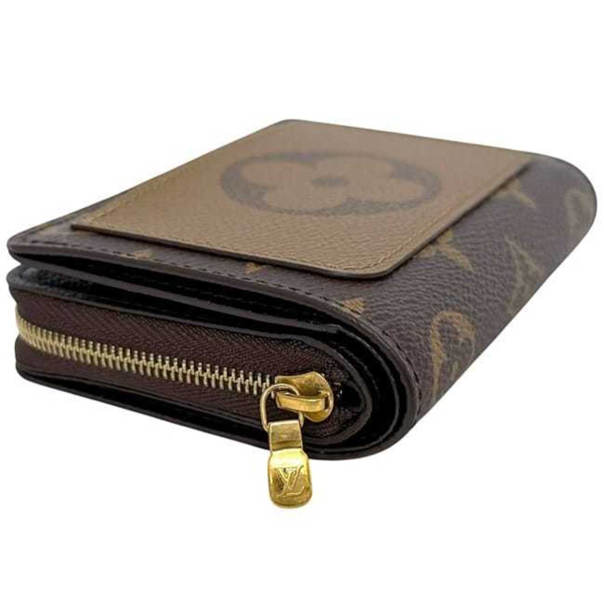 Louis Vuitton Brown Monogram Reverse Monogram Reverse Wallet (Bi-Fold) (Pre-Owned)