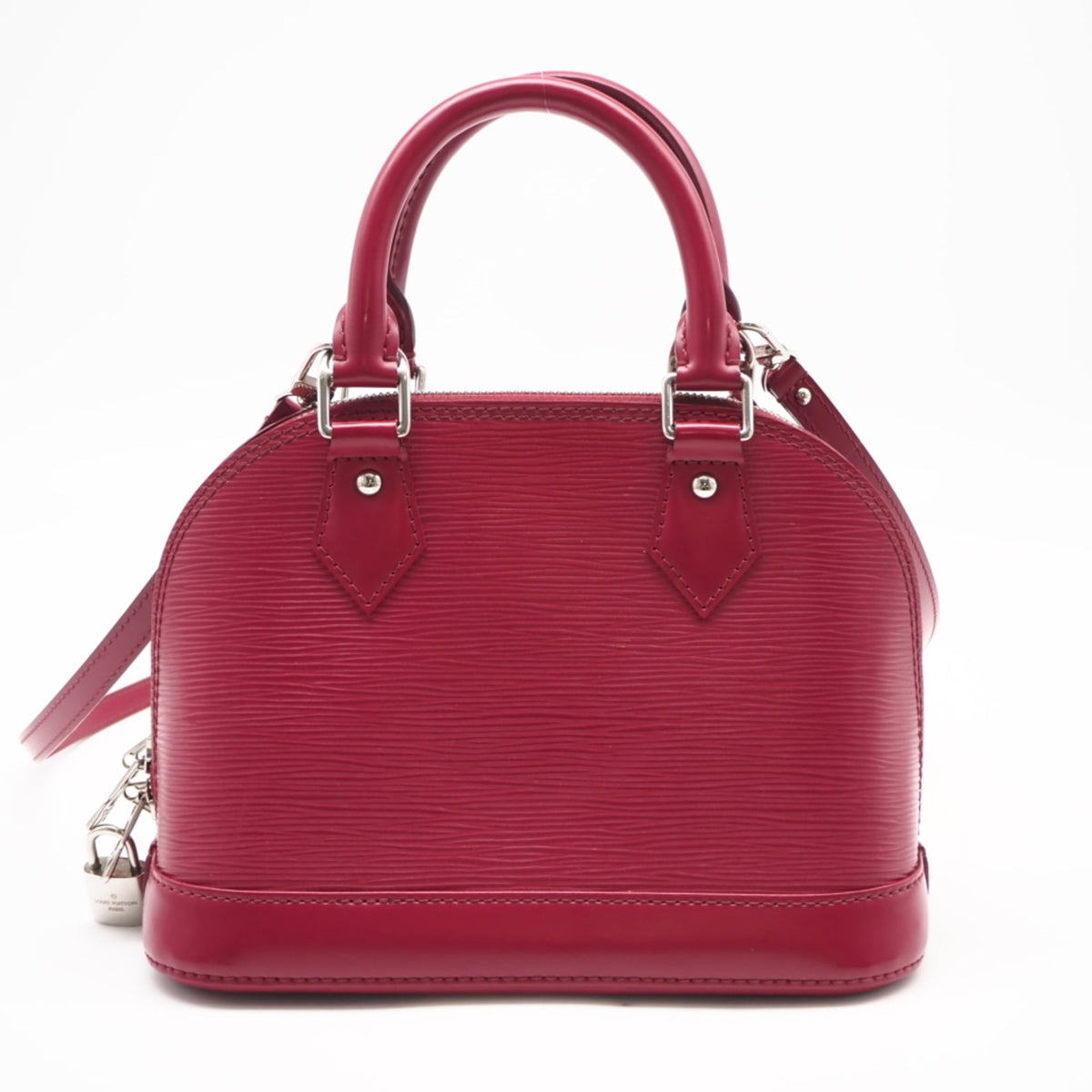 Louis Vuitton Red Color Leather Handbag (Pre-Owned)