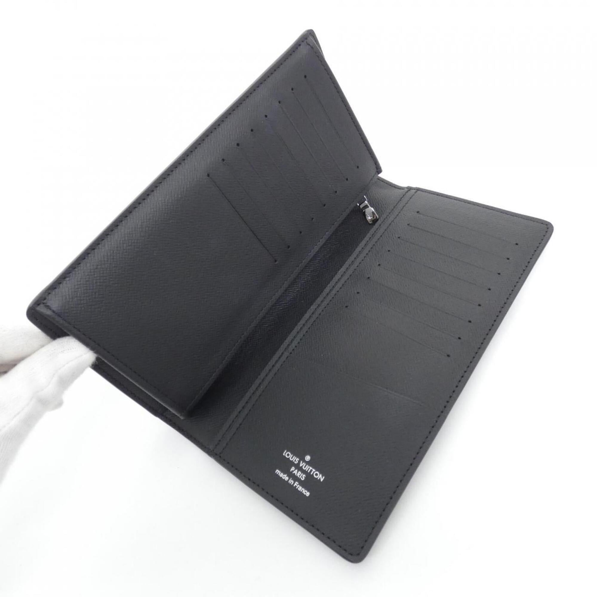 Louis Vuitton Monogram Eclipse Black Coated Canvas Long Wallet (Bi-Fold) (Pre-Owned)