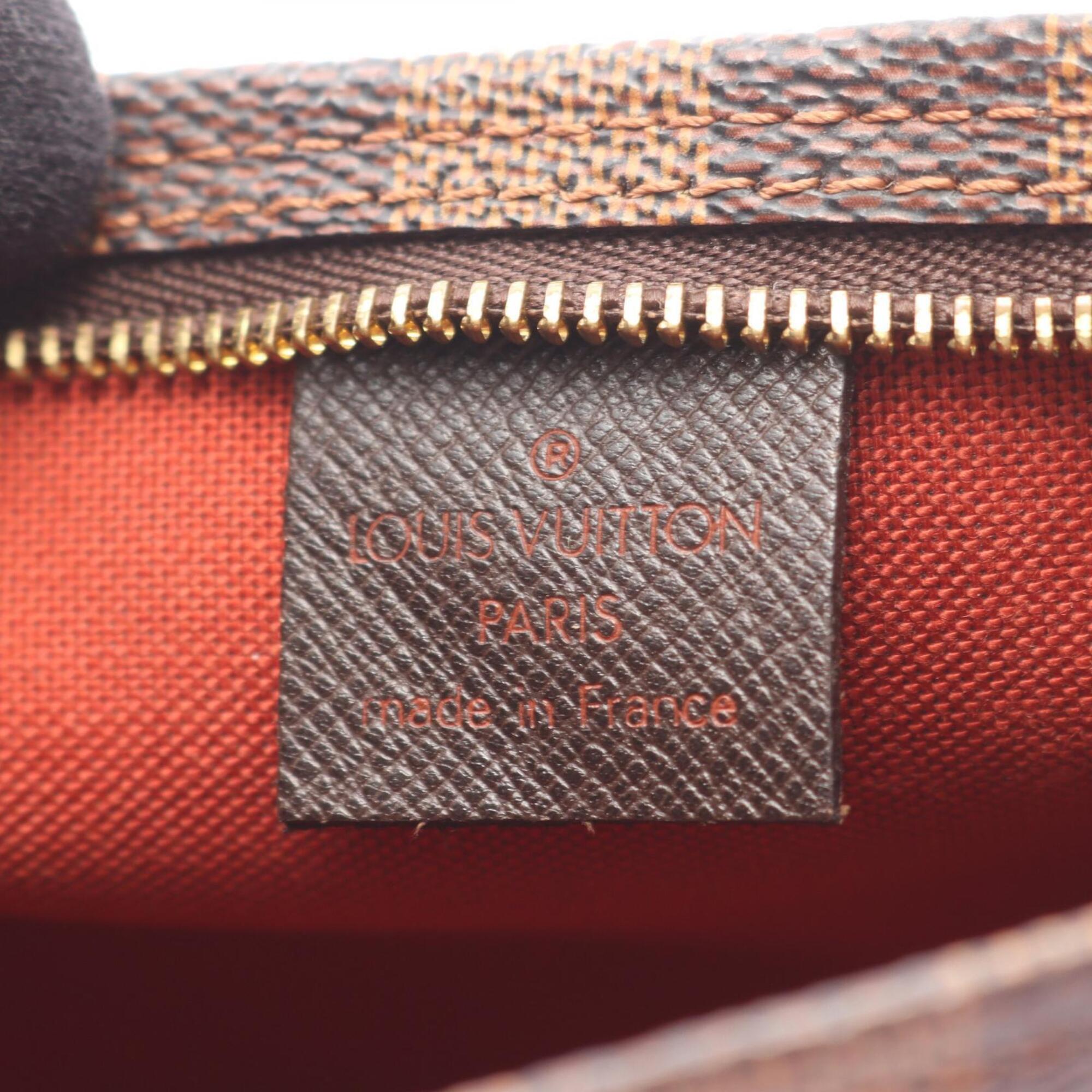 Louis Vuitton Brown Damier Canvas Coated Canvas Damier Canvas Leather Handbag (Pre-Owned)