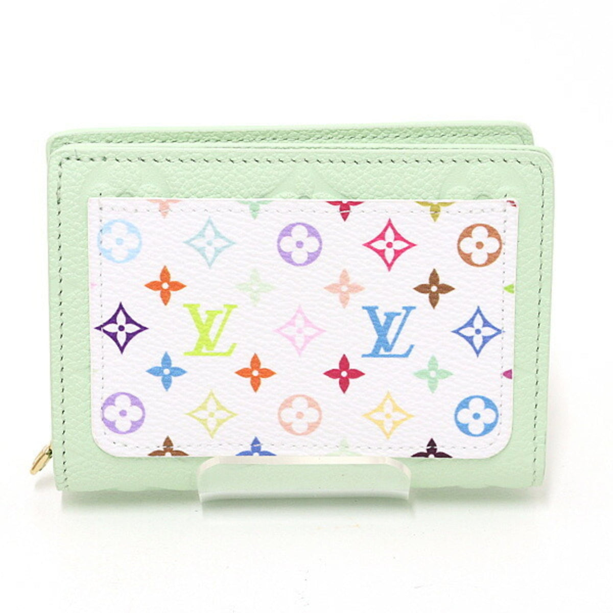 Louis Vuitton Green Multi-Color Monogram Empreinte Wallet (Bi-Fold) (Pre-Owned)