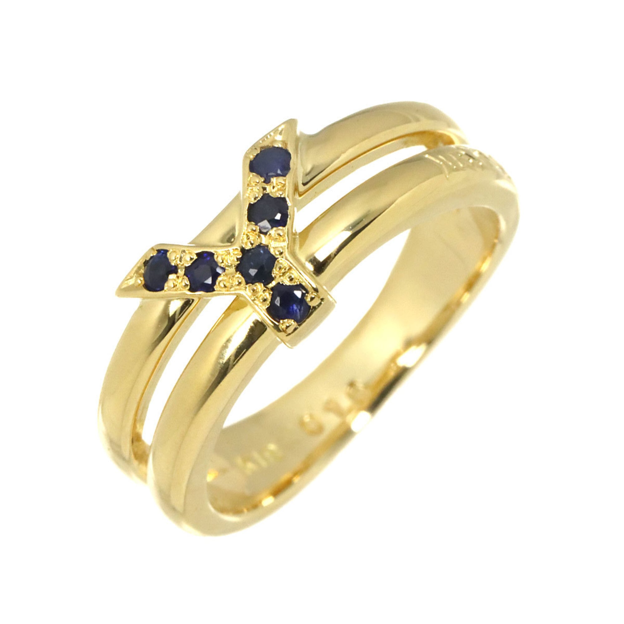 Yves Saint Laurent Yellow Gold (18K) Band Ring (Pre-Owned)