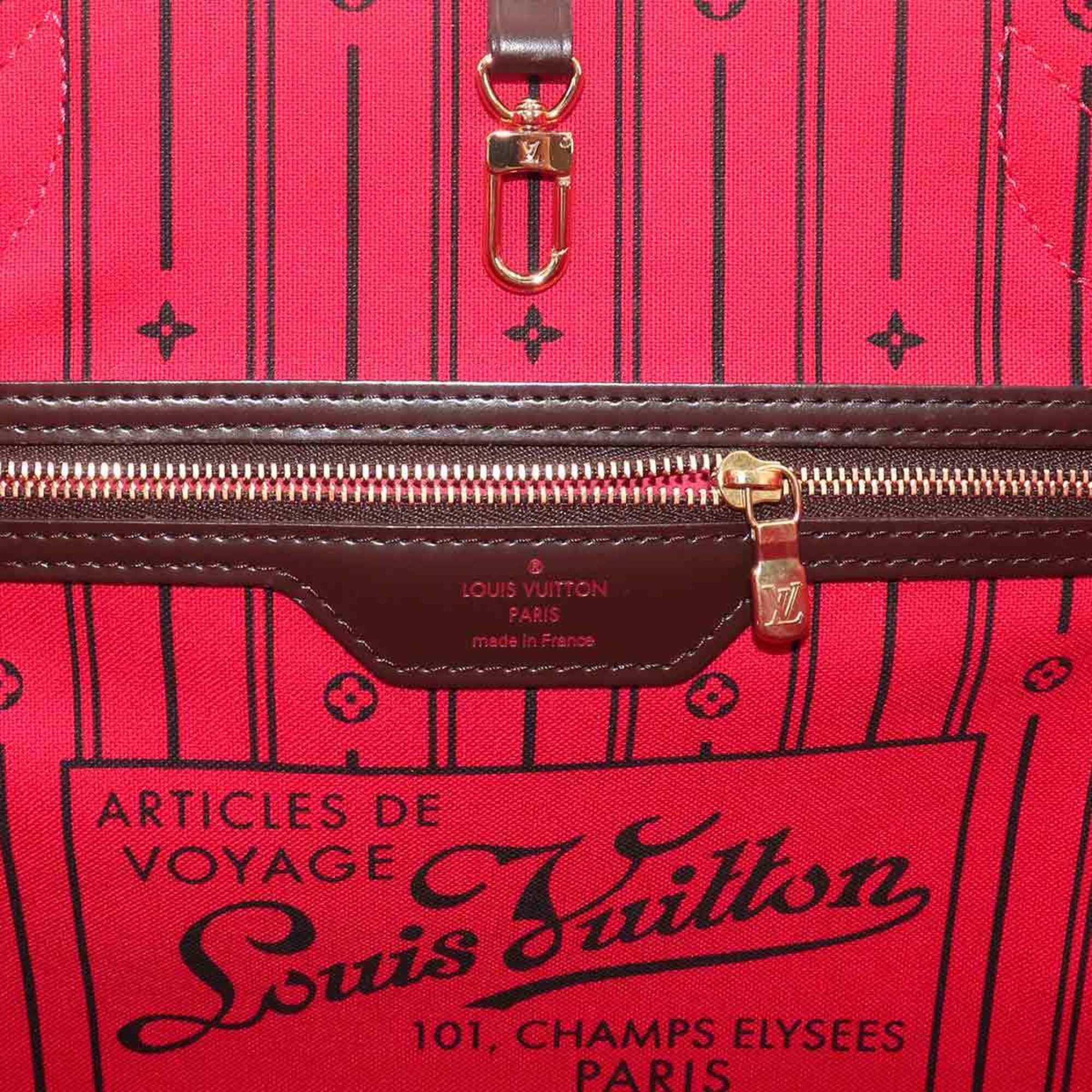 Louis Vuitton Damier Cerise Ebene Damier Canvas Handbag Tote Bag (Pre-Owned)