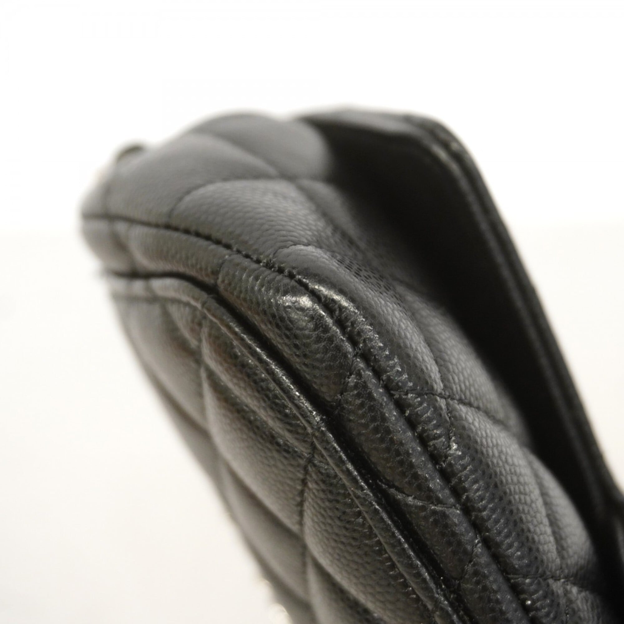 Chanel Black Grained Calfskin (Pre-Owned)