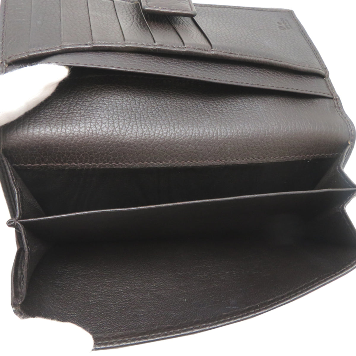 Gucci Black Leather Long Wallet (Bi-Fold) (Pre-Owned)