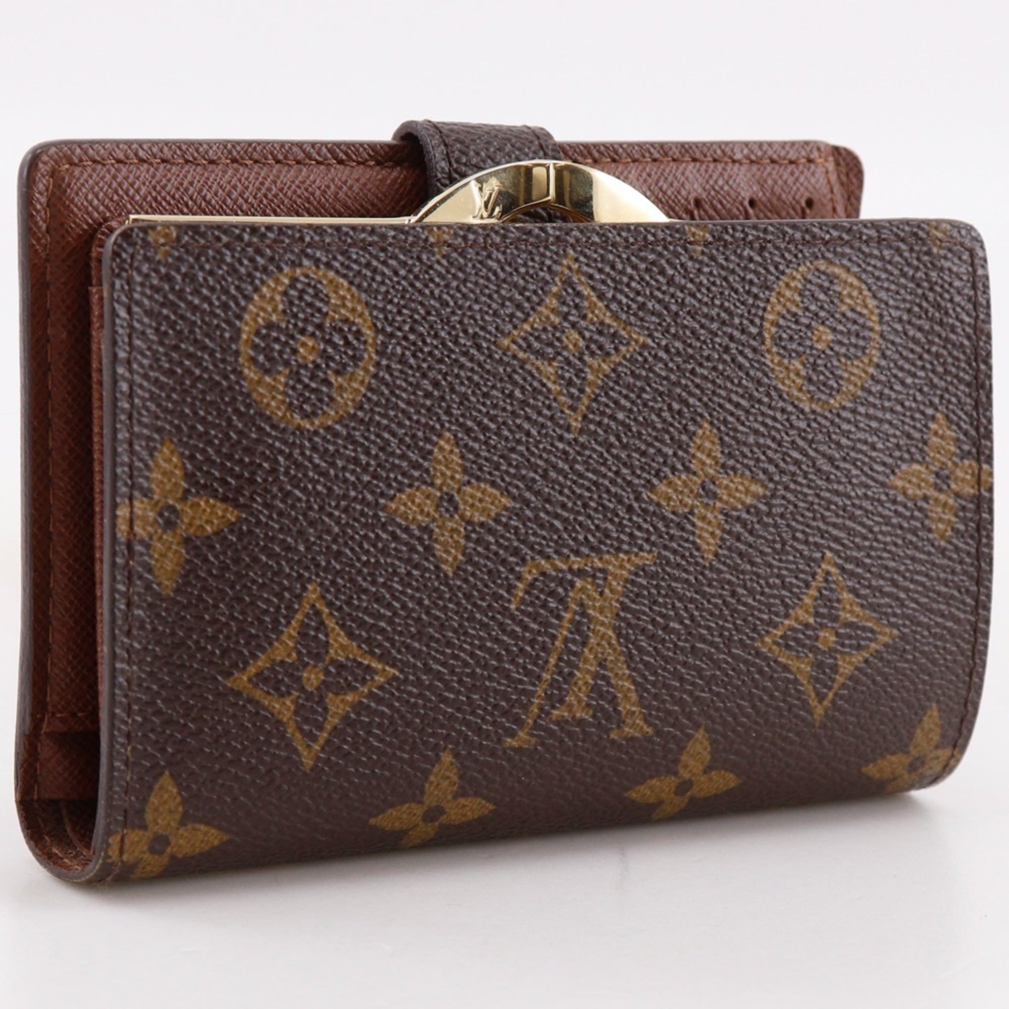 Louis Vuitton Brown Monogram Canvas Wallet (Bi-Fold) (Pre-Owned)