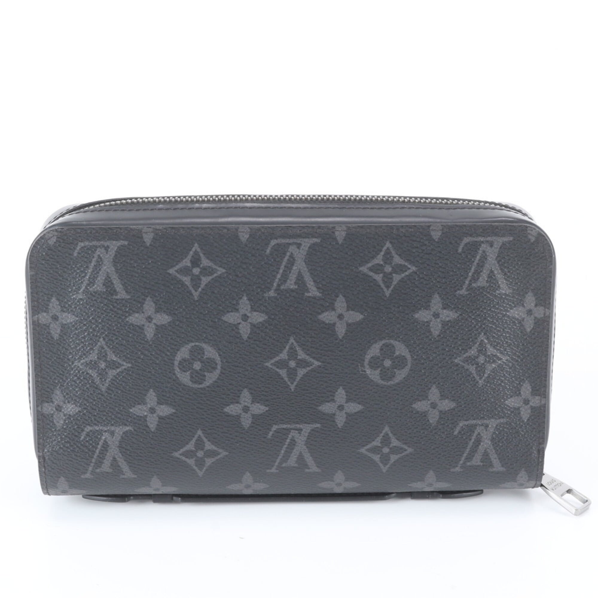 Louis Vuitton Monogram Eclipse Leather Coated Canvas Long Wallet (Bi-Fold) (Pre-Owned)