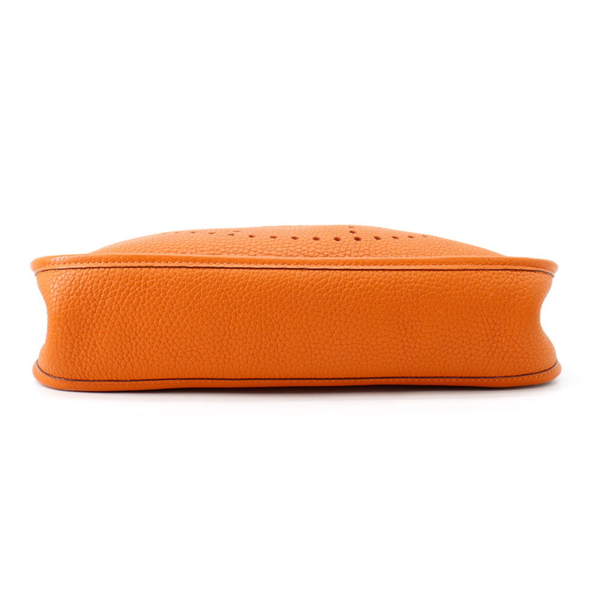 Hermes Evelyne Orange Taurillon Clemence Leather Handbag Shoulder Bag (Pre-Owned)