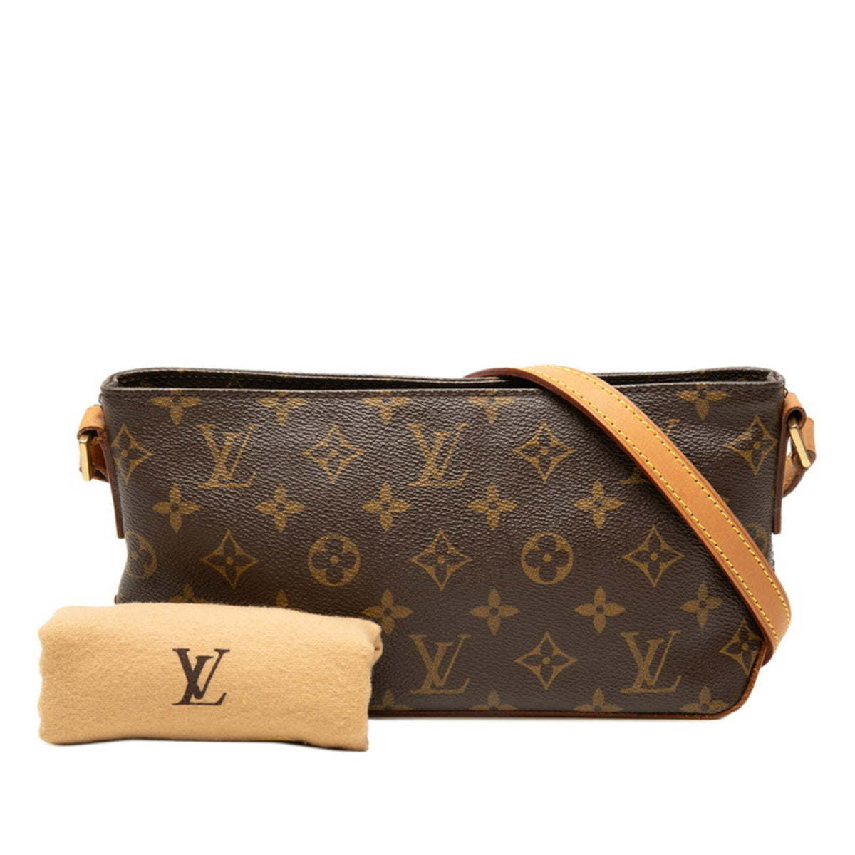 Louis Vuitton Monogram Brown Pvc Leather Shoulder Bag (Pre-Owned)