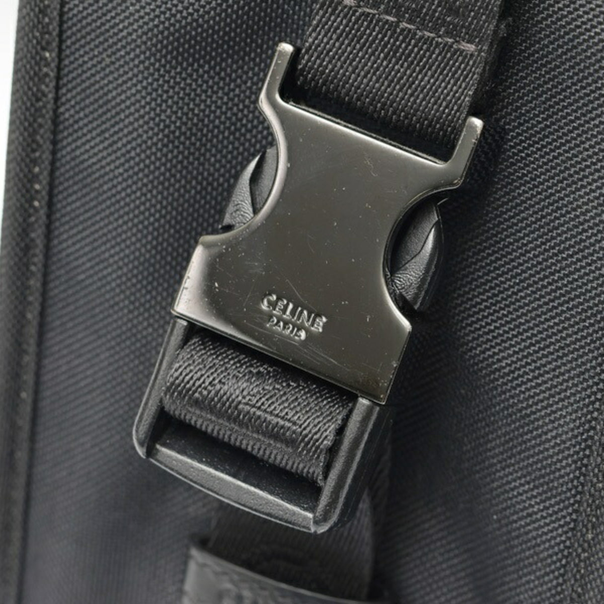Celine Black Nylon Pouch (Pre-Owned)