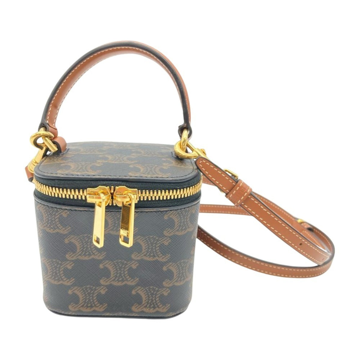 Celine Pvc Shoulder Bag Vanity Bag (Pre-Owned)