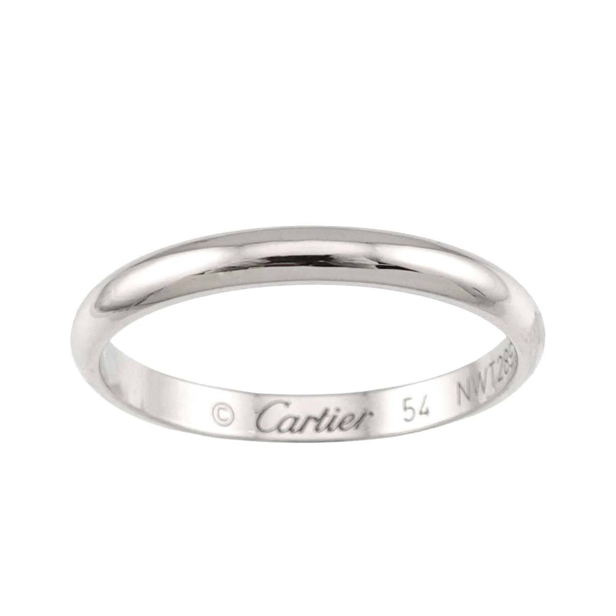 Cartier Platinum 950 Band Ring (Pre-Owned)