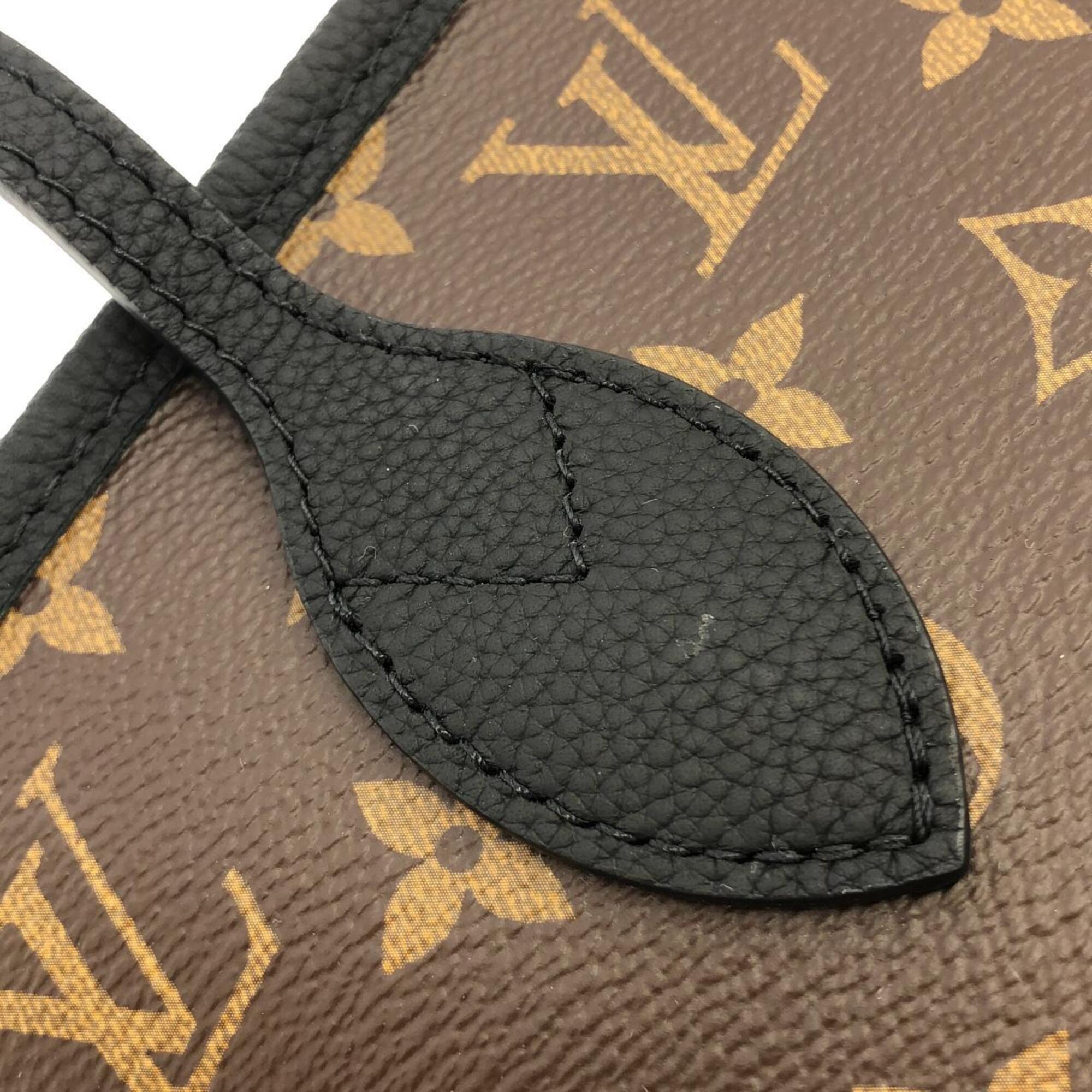 Louis Vuitton Brown Coated Canvas Leather Handbag (Pre-Owned)