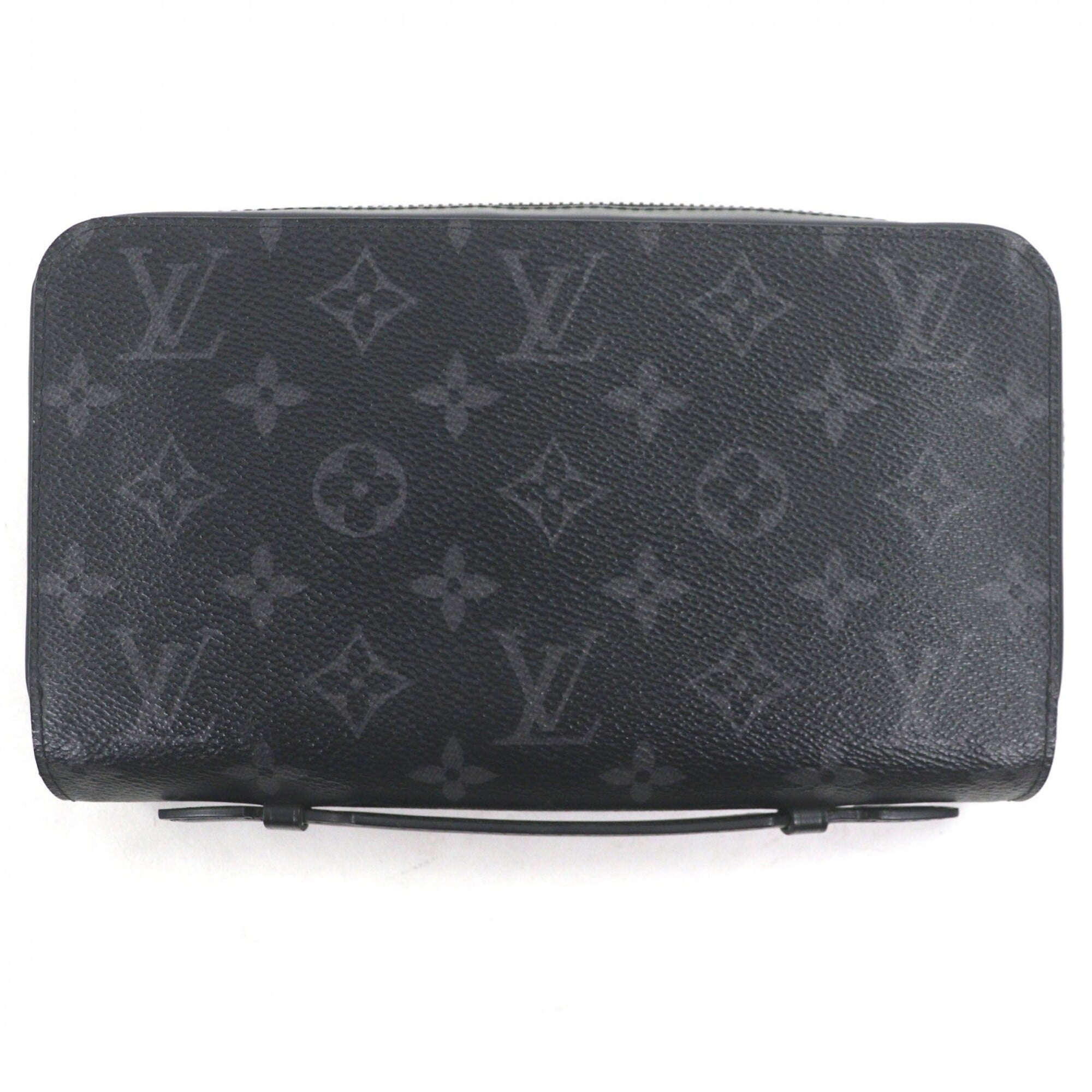 Louis Vuitton Black Monogram Eclipse Canvas Long Wallet (Bi-Fold) (Pre-Owned)