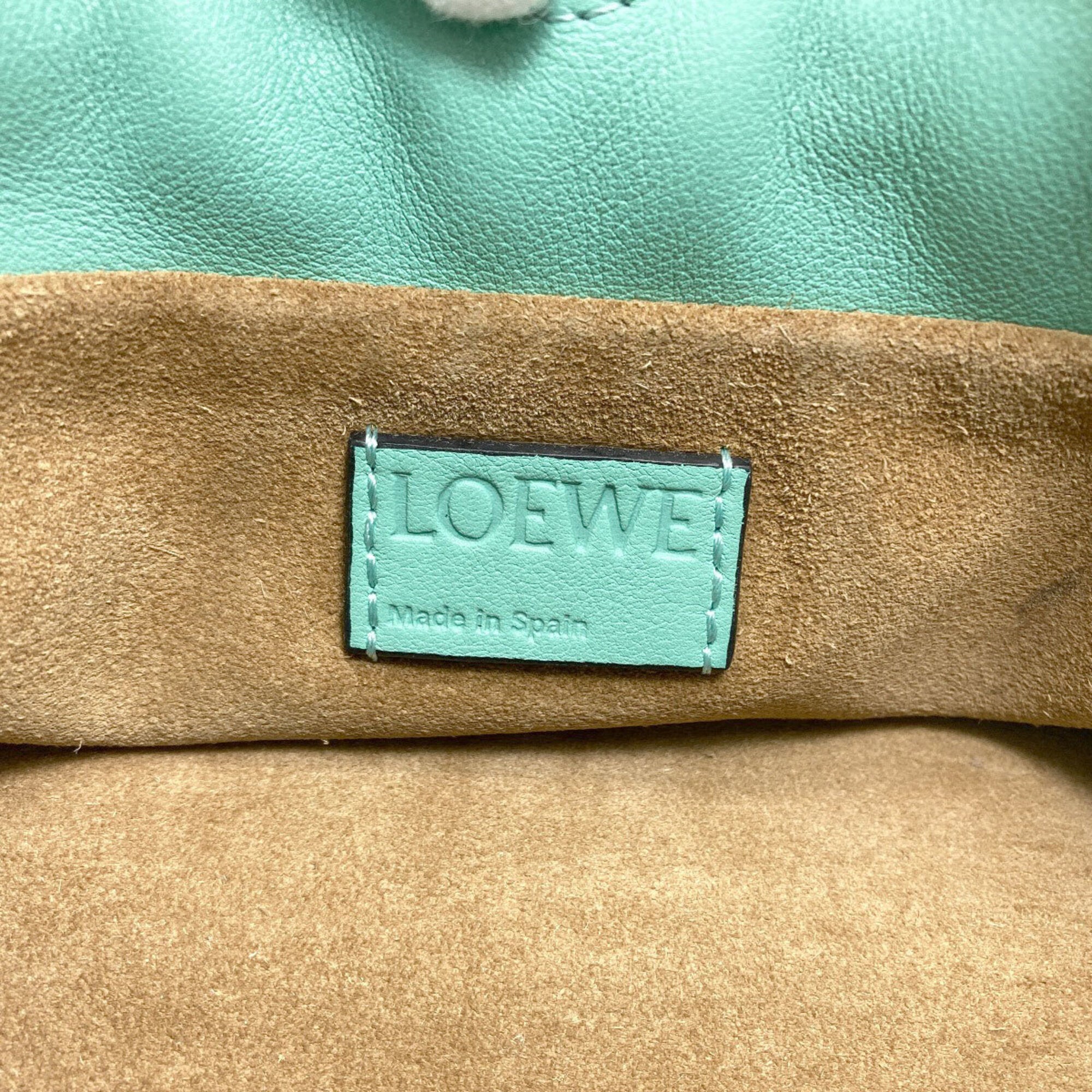 Loewe Green Leather Shoulder Bag (Pre-Owned)