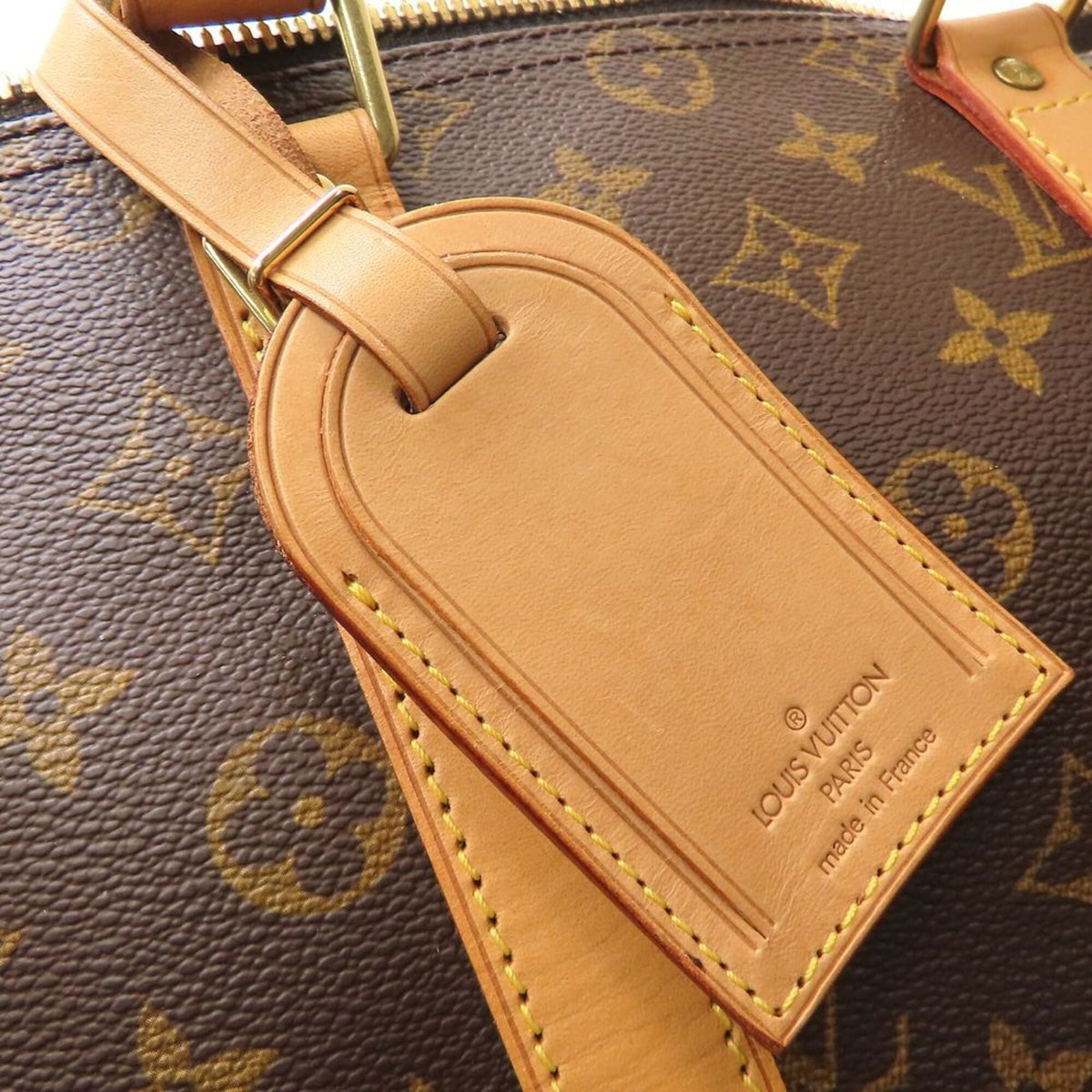 Louis Vuitton Brown Monogram Canvas Boston Bag (Pre-Owned)