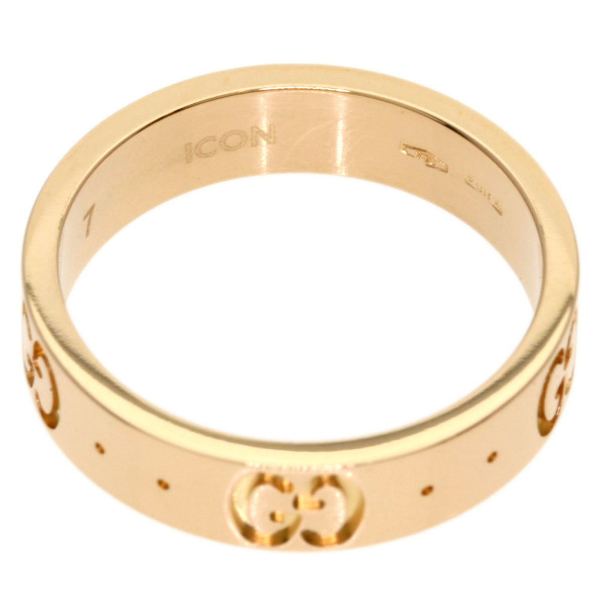 Gucci Pink Gold (18K) Band Ring (Pre-Owned)