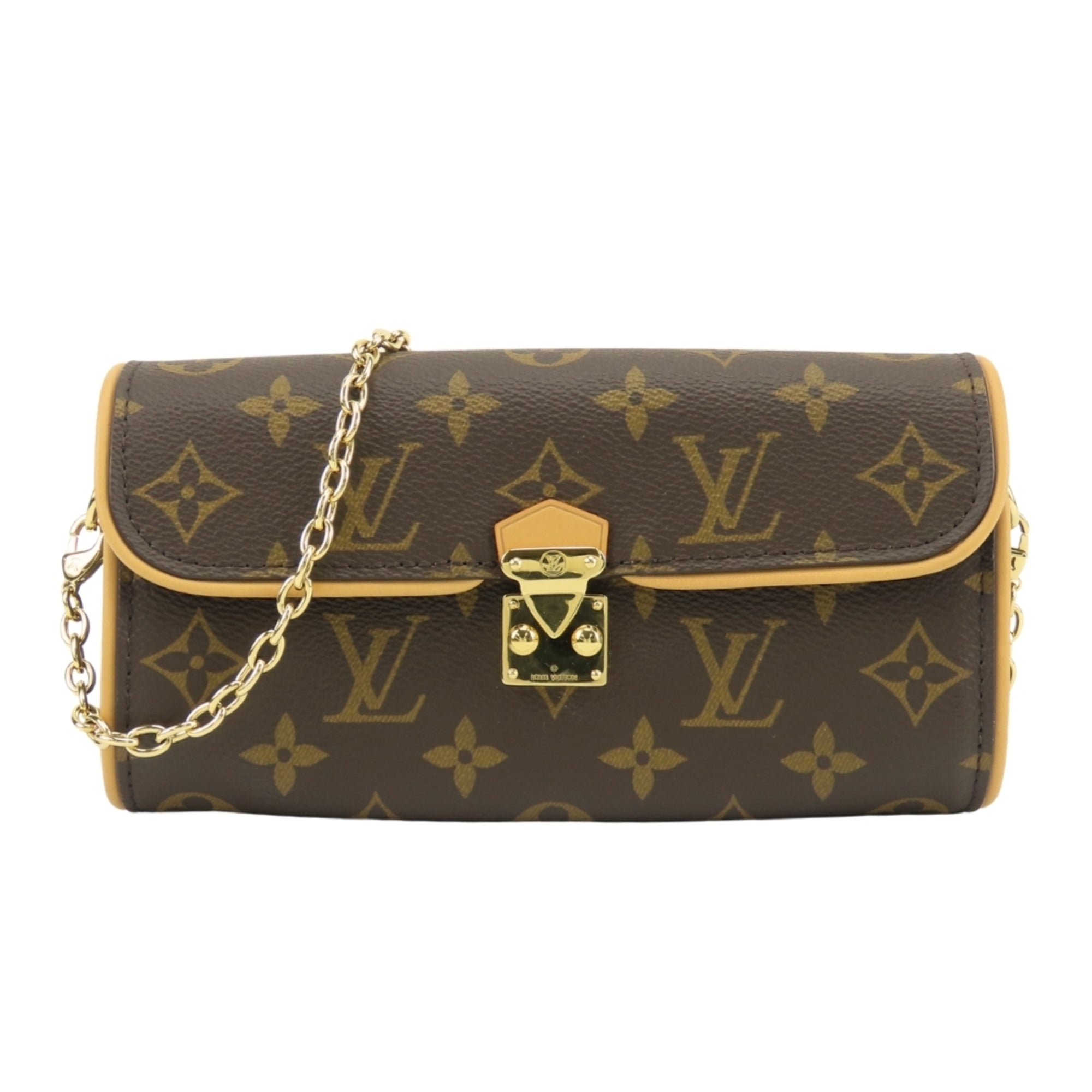 Louis Vuitton Monogram Brown Monogram Pochette Shoulder Bag (Pre-Owned)
