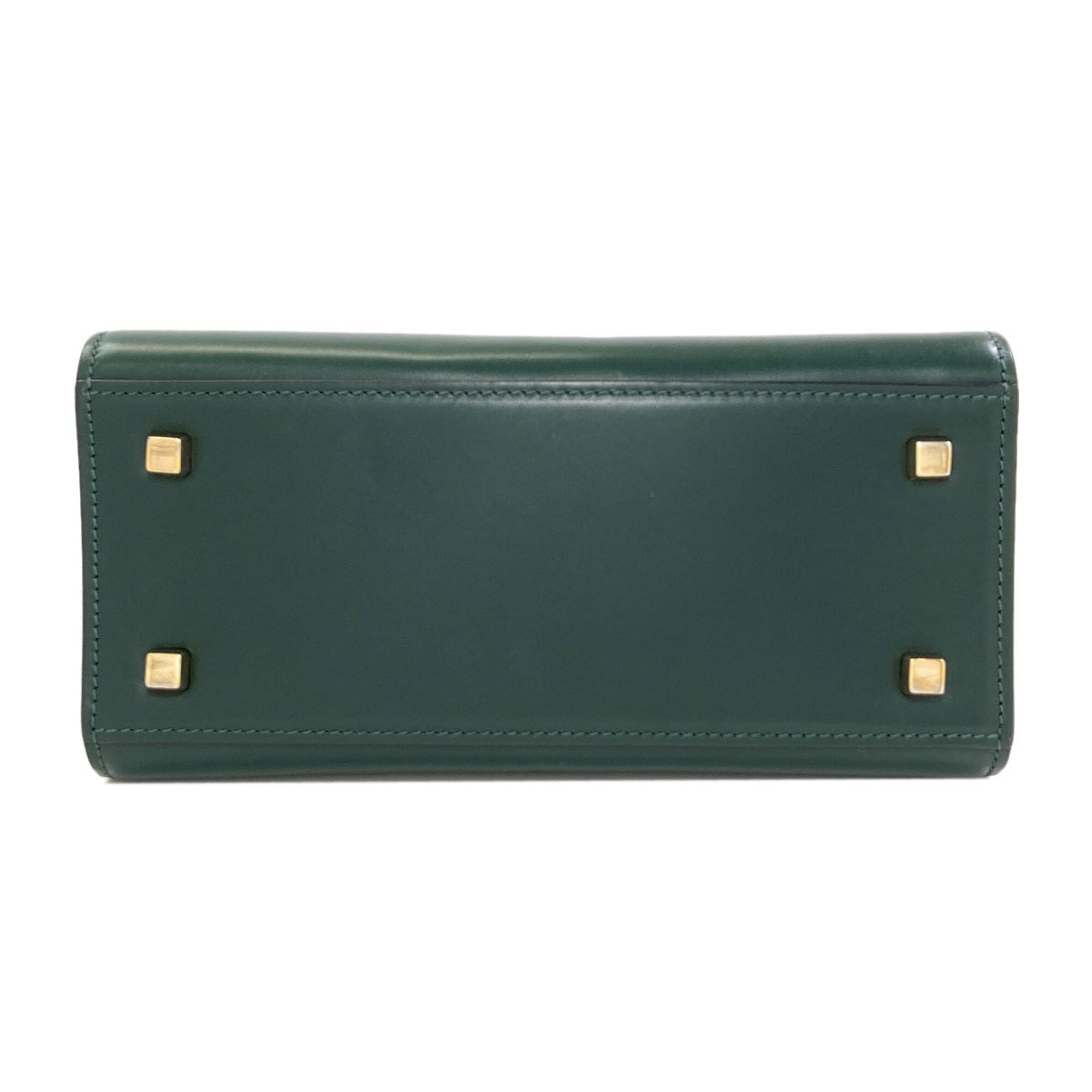 Valextra Green Handbag (Pre-Owned)
