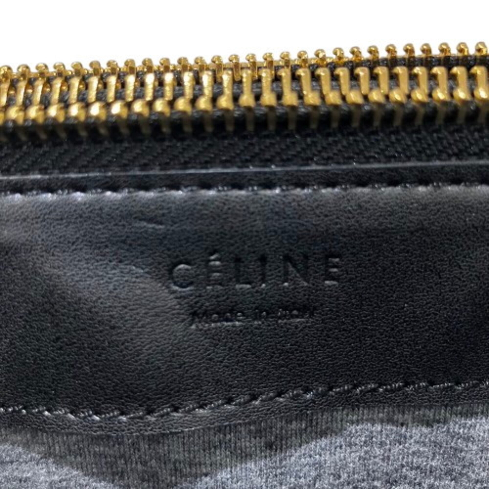 Celine Black Leather Shoulder Bag (Pre-Owned)