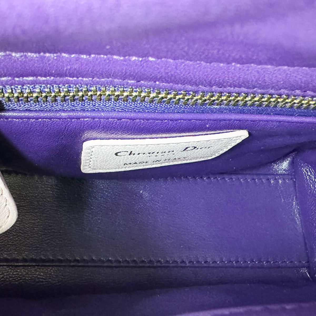 Christian Dior Pink Purple Leather Handbag Shoulder Bag (Pre-Owned)