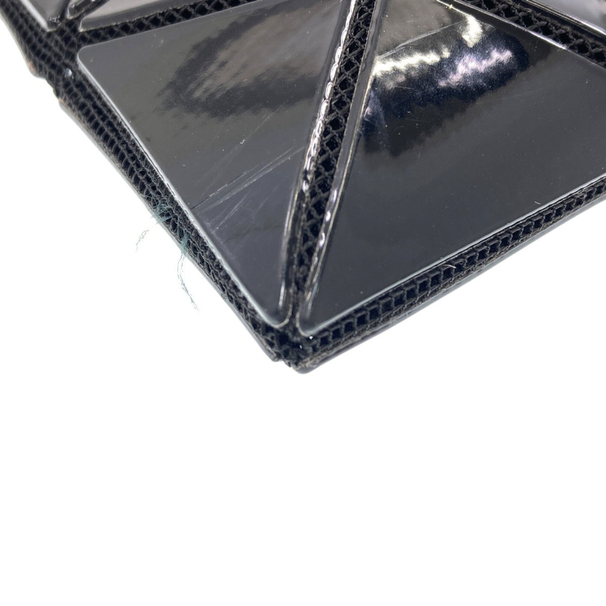 Issey Miyake Black Pvc Shoulder Bag (Pre-Owned)