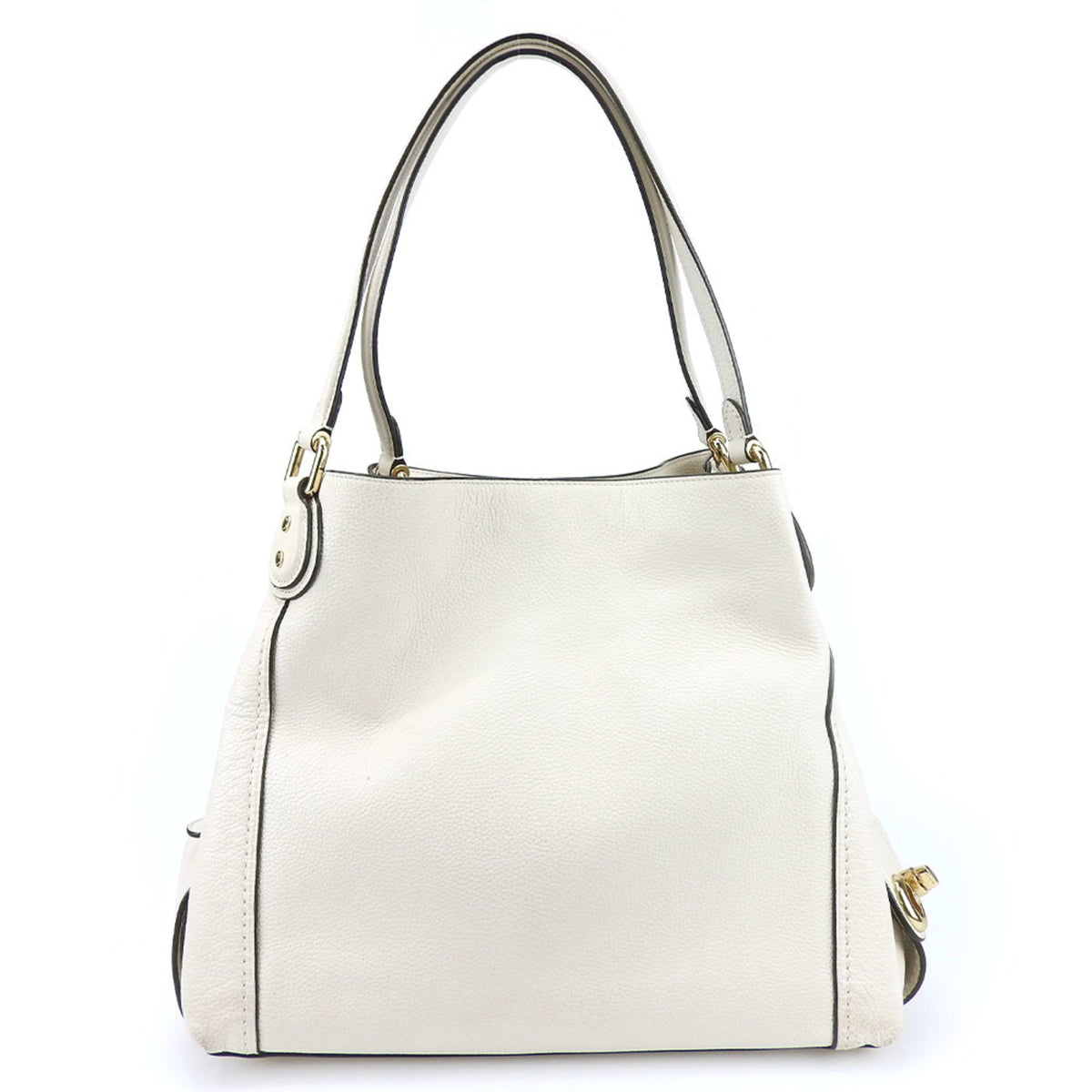 Coach Off-White Leather Shoulder Bag (Pre-Owned)