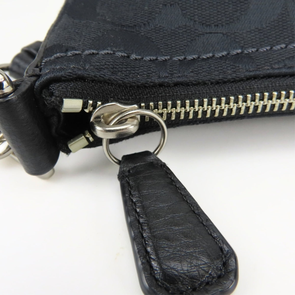 Coach Black Signature Line Shoulder Bag (Pre-Owned)