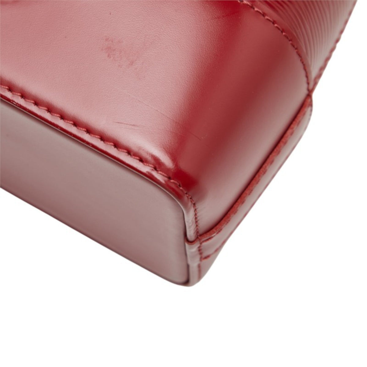 Louis Vuitton Red Color Epi Leather Shoulder Bag (Pre-Owned)