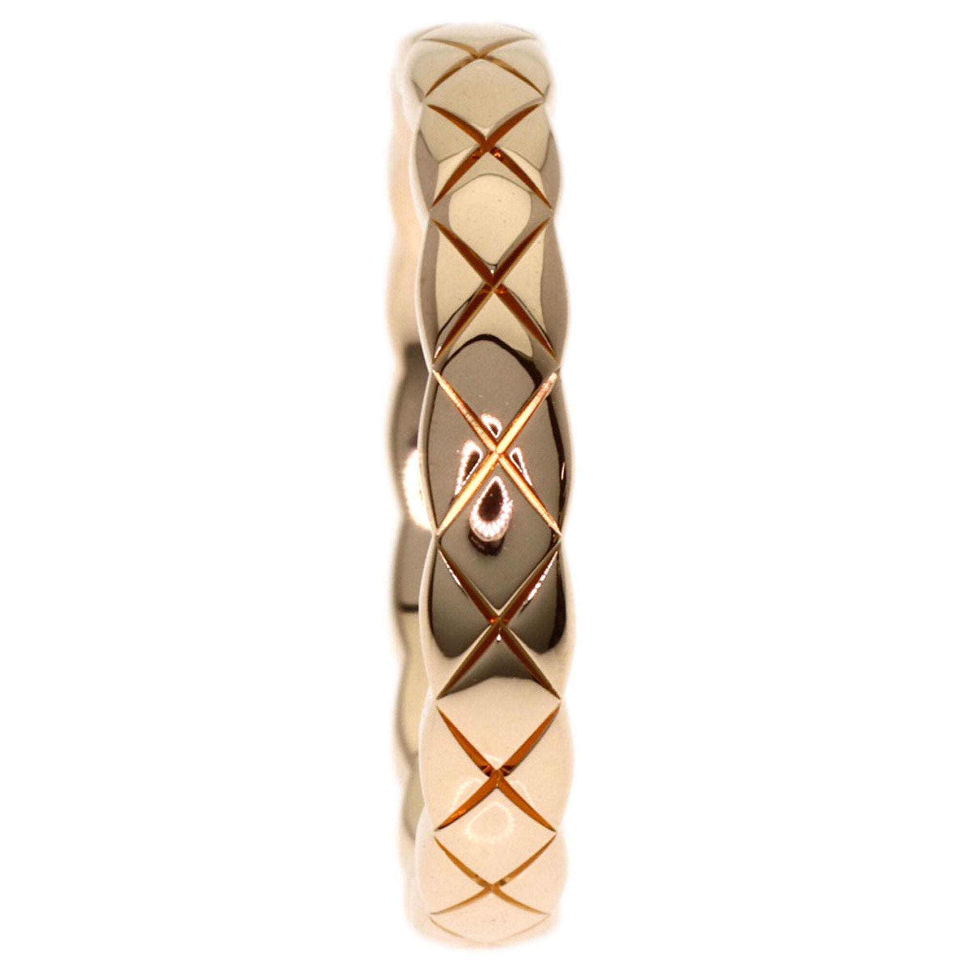 Chanel Pink Gold (18K) Band Ring (Pre-Owned)