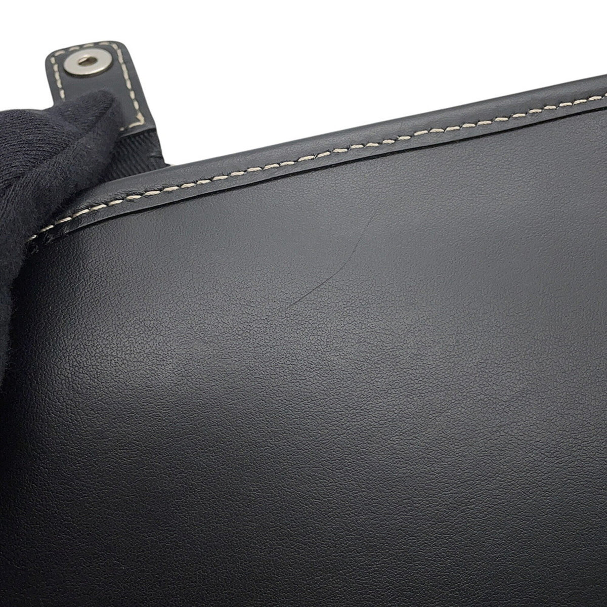 Burberry Black Red Color Pvc Leather Handbag Shoulder Bag (Pre-Owned)