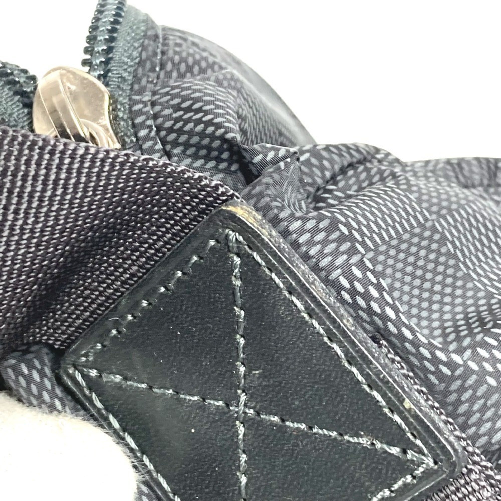 Louis Vuitton Black Nylon Leather Boston Bag (Pre-Owned)