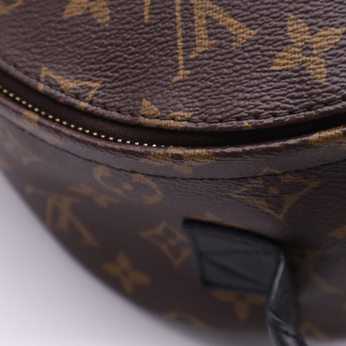 Louis Vuitton Monogram Beige Black Brown Coated Canvas Backpack (Pre-Owned)