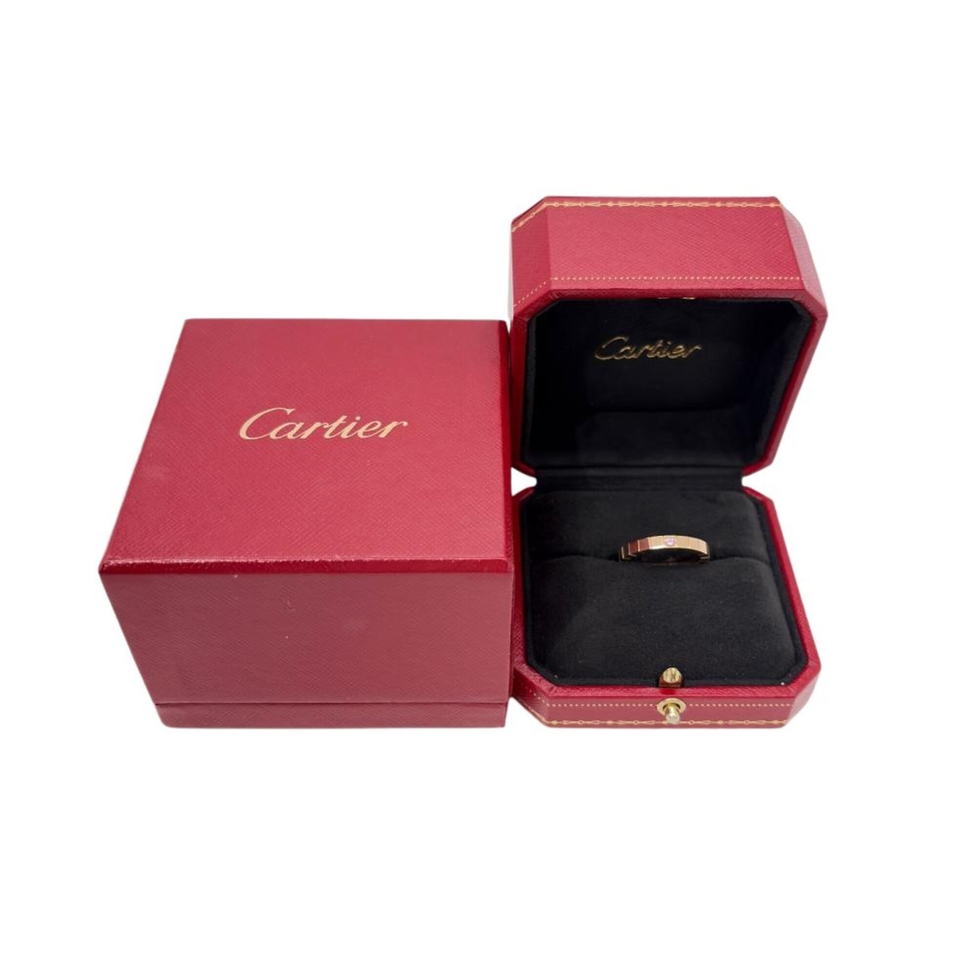 Cartier Lanieres Pink Gold (18K) Band Ring (Pre-Owned)