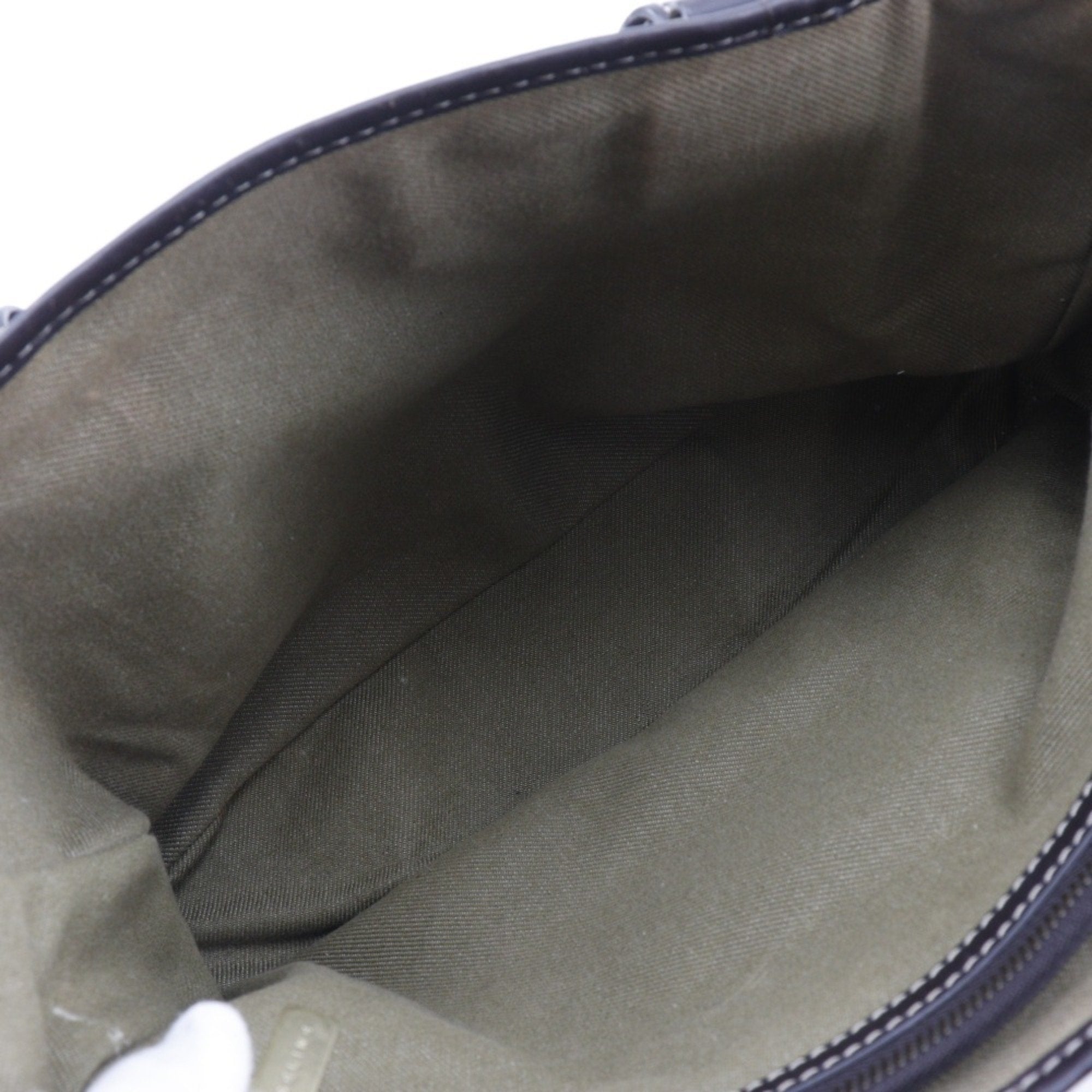 Celine Khaki Canvas Handbag (Pre-Owned)
