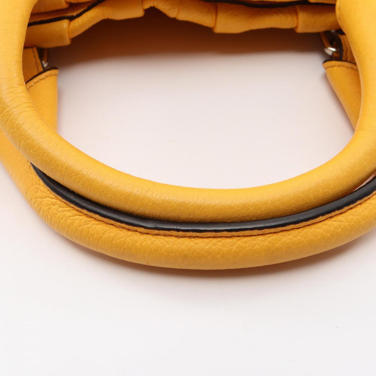Celine Yellow Leather Handbag (Pre-Owned)