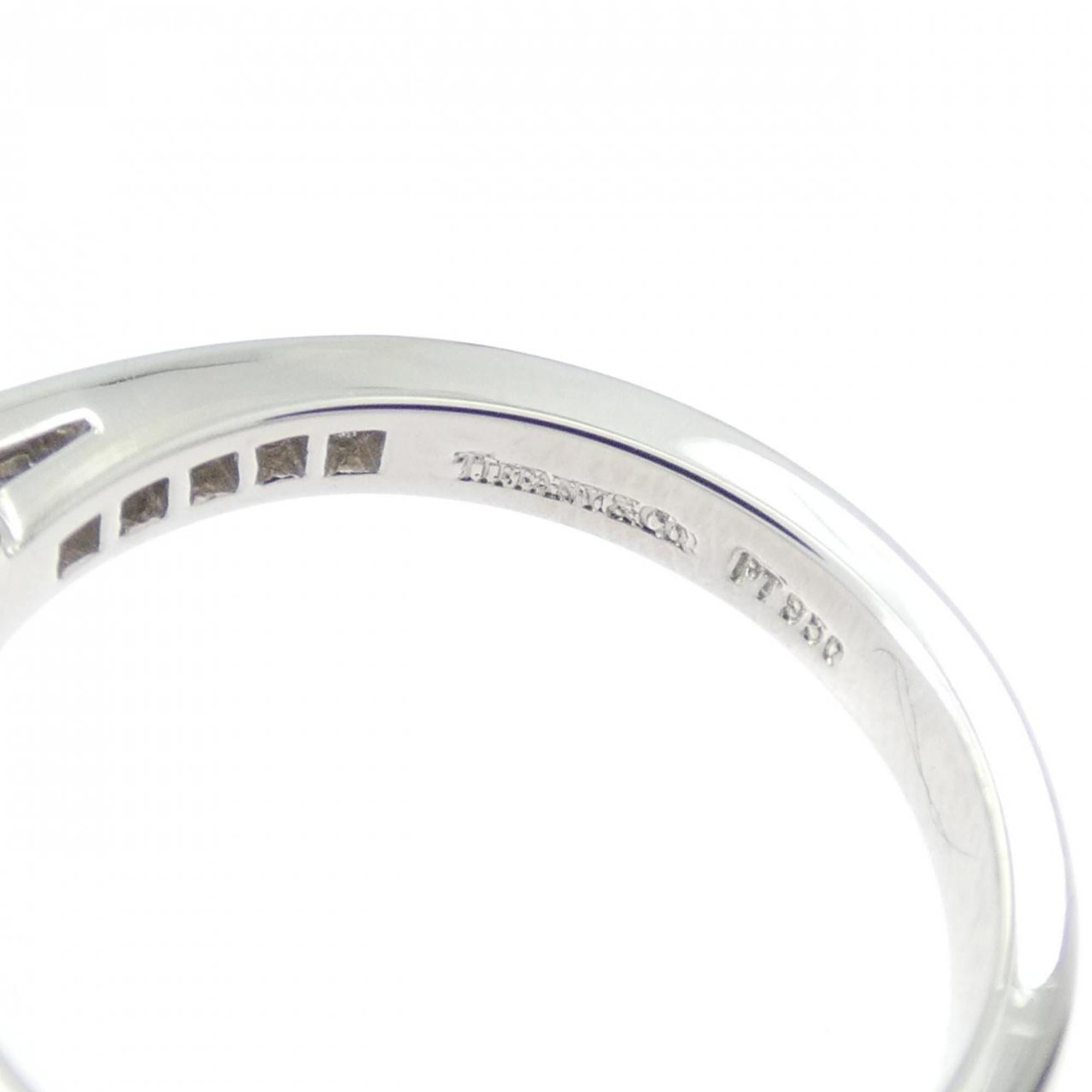 Tiffany Platinum Platinum 950 Band Ring (Pre-Owned)