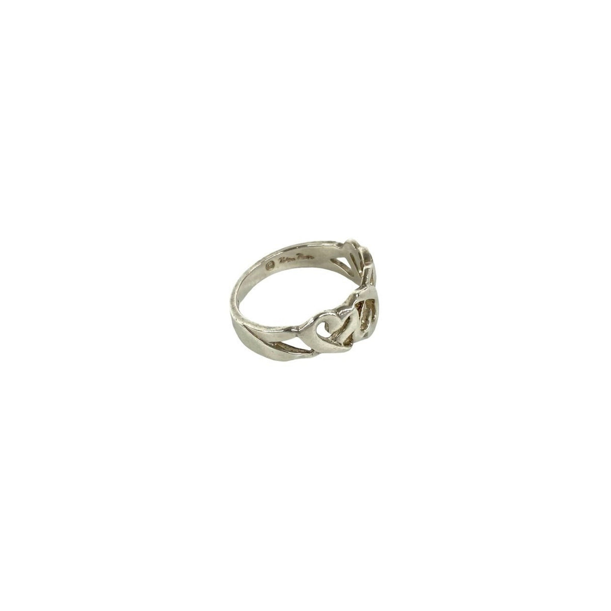 Tiffany Silver Silver 925 Band Ring (Pre-Owned)