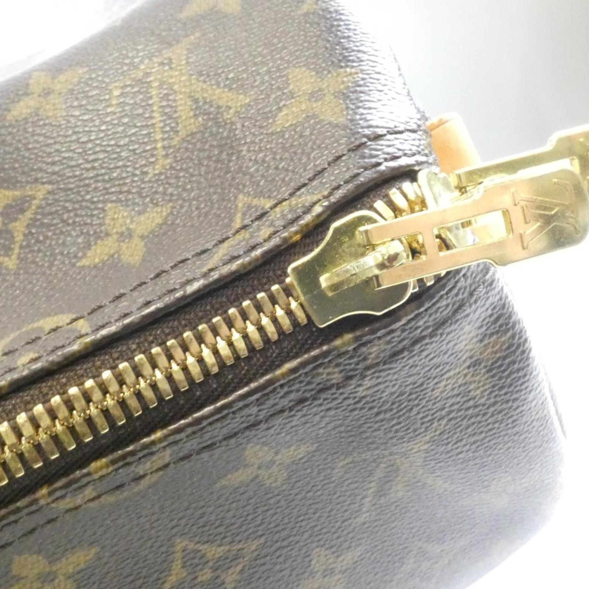 Louis Vuitton Brown Coated Canvas Boston Bag (Pre-Owned)