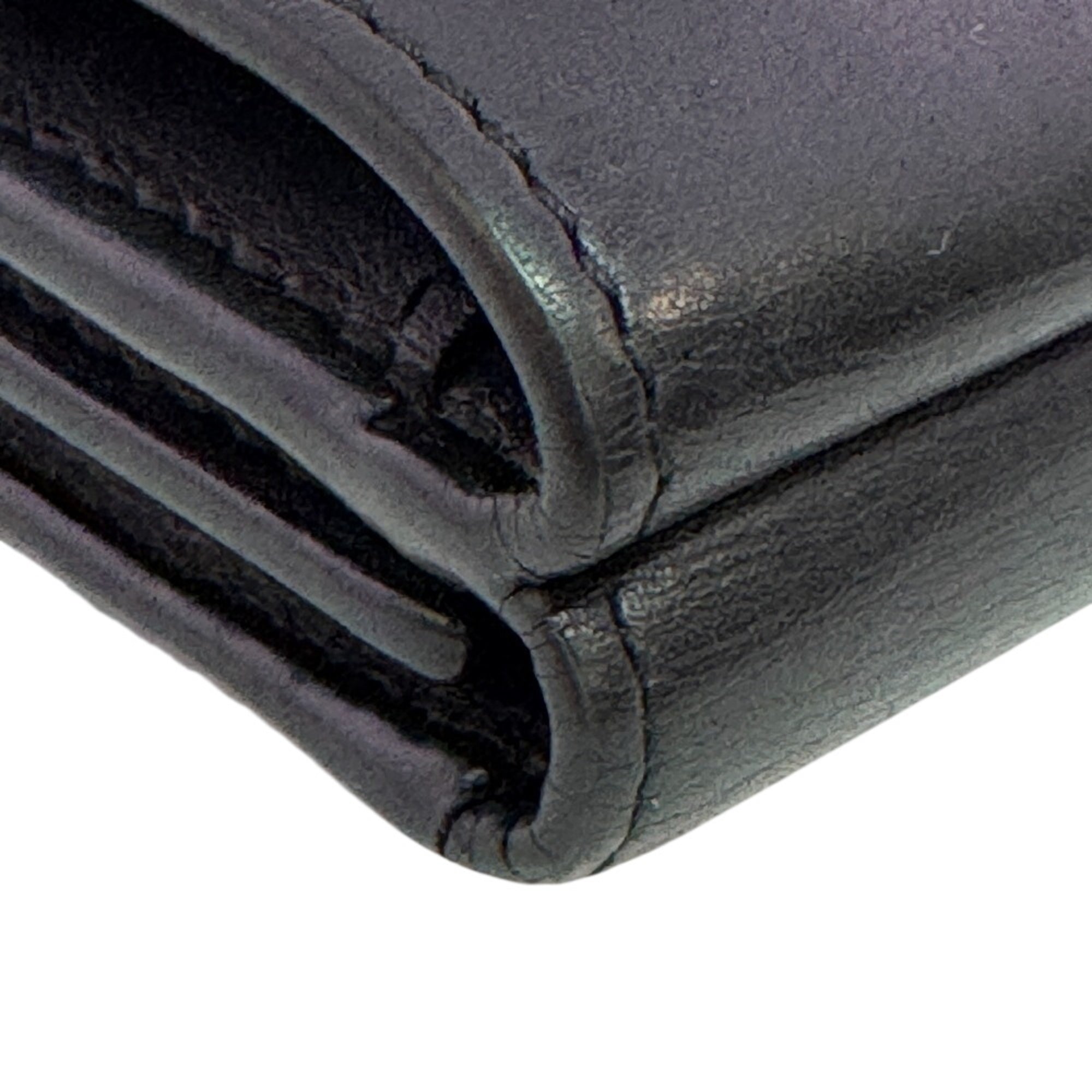 Loewe Black Leather Wallet (Tri-Fold) (Pre-Owned)