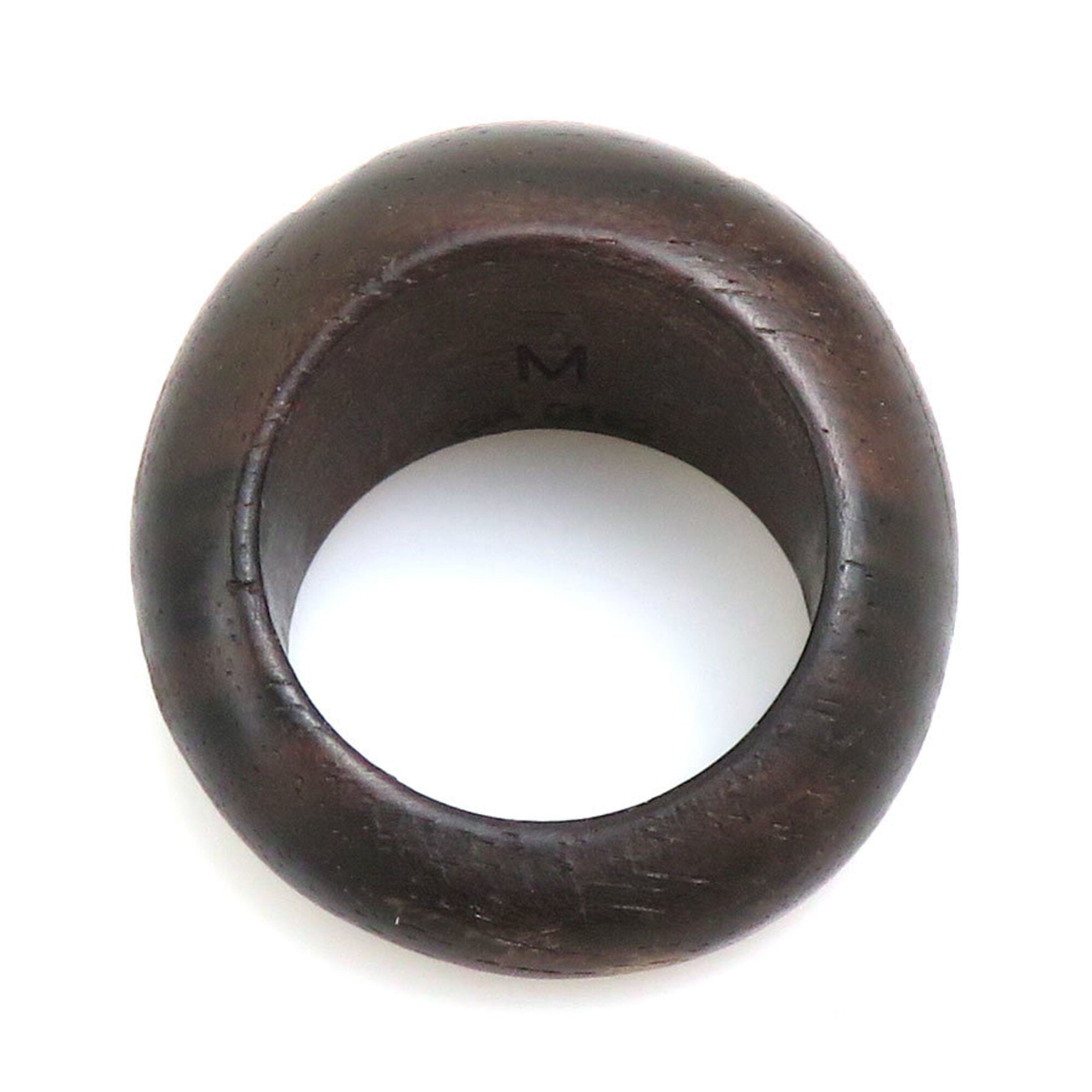 Louis Vuitton Brown Wood Band Ring (Pre-Owned)