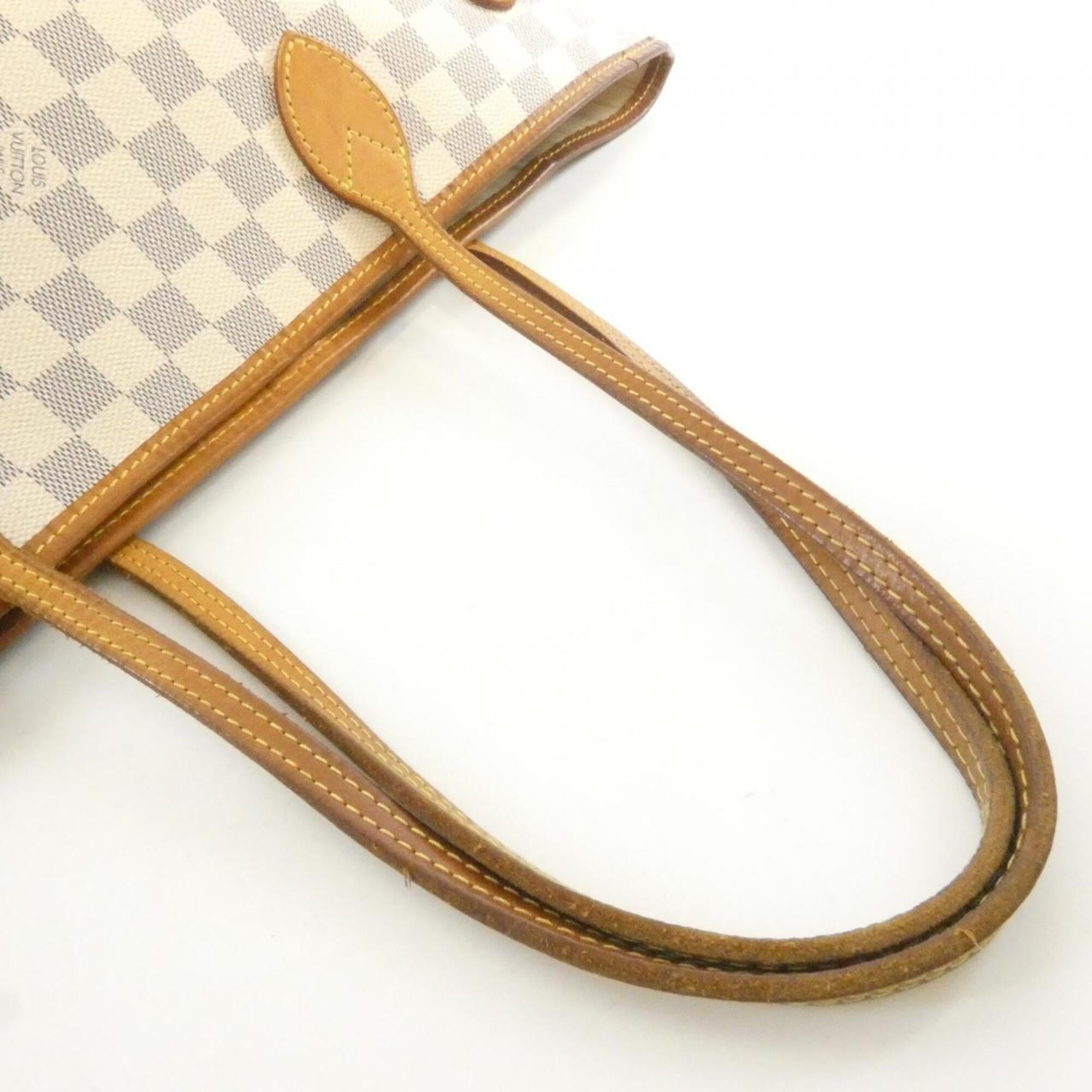 Louis Vuitton Azur Coated Canvas Handbag Pouch (Pre-Owned)