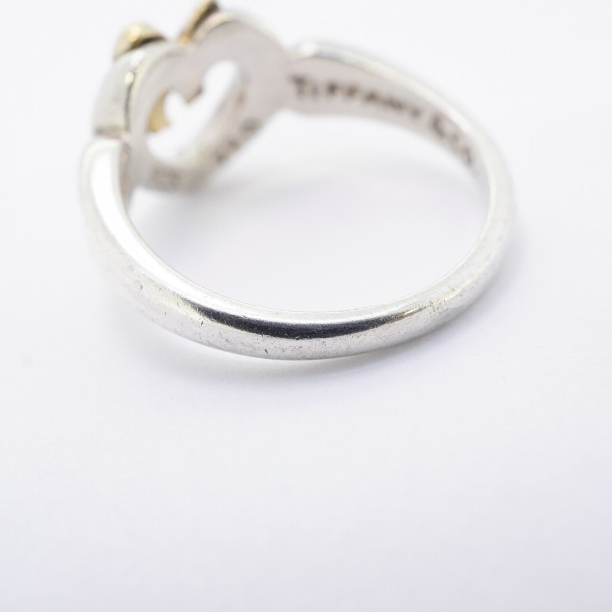 Tiffany Yellow Gold (18K) Silver 925 Band Ring (Pre-Owned)